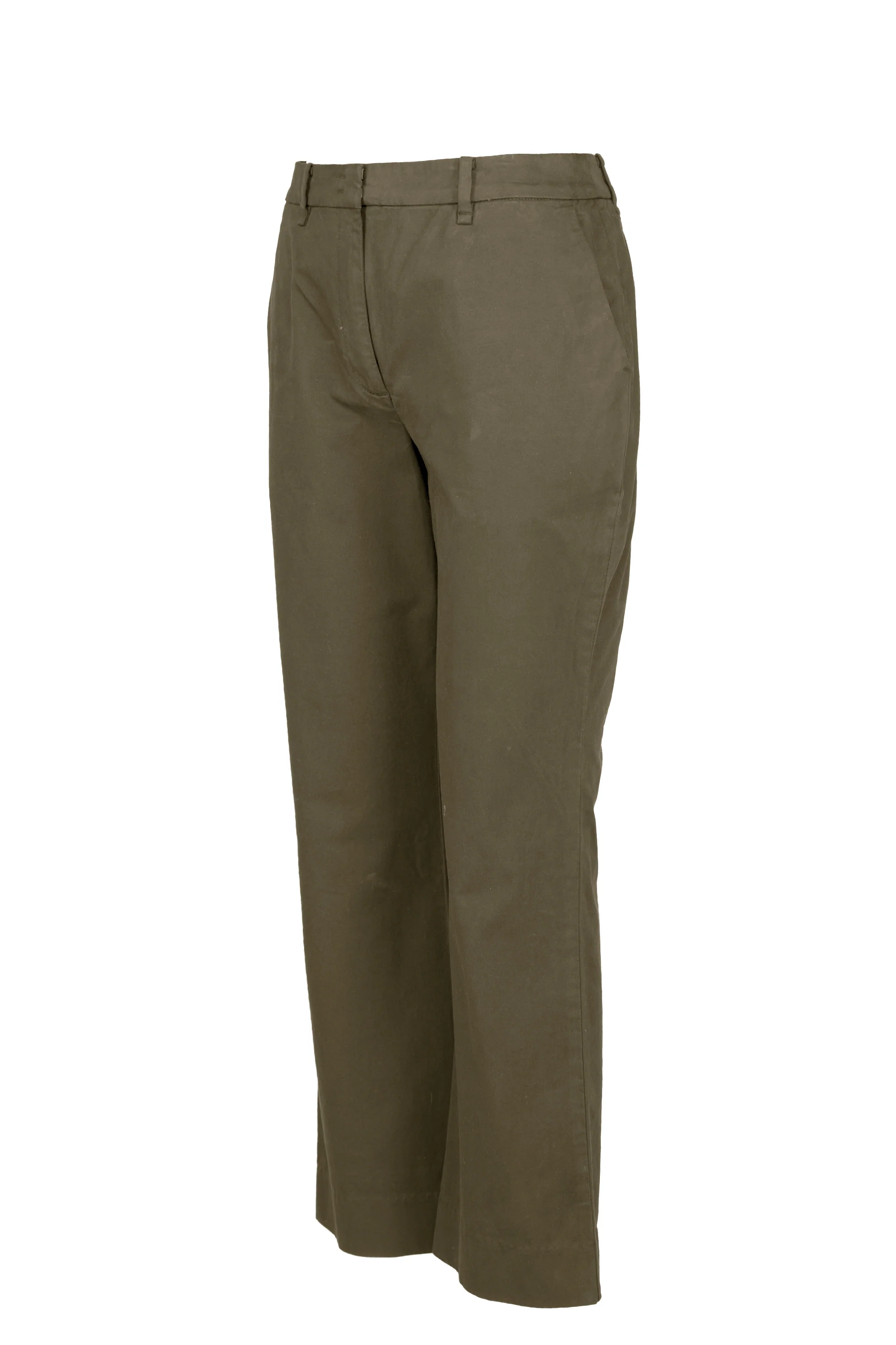 Pantalone in raso di cotone con tasca chino - Image 5