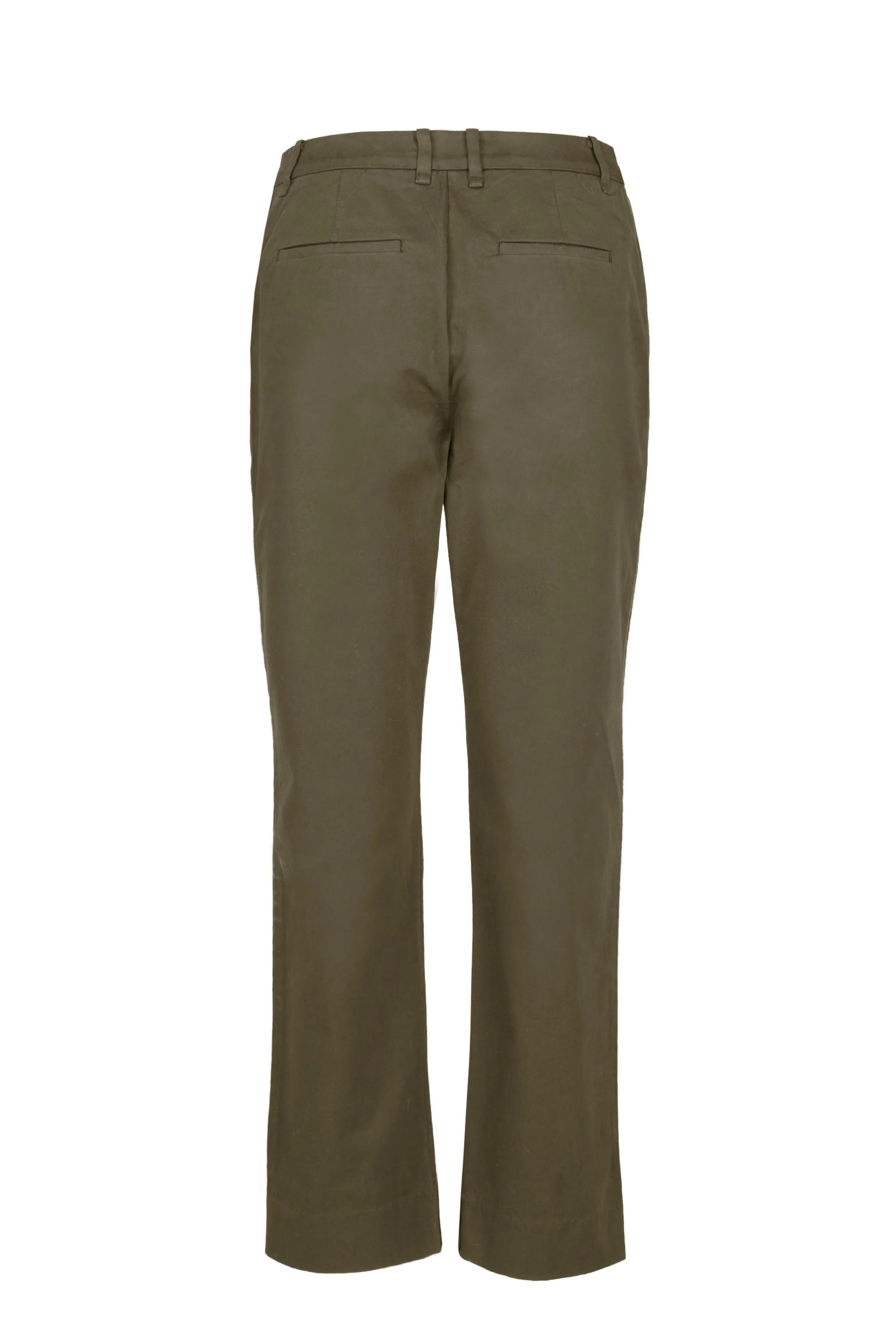 Pantalone in raso di cotone con tasca chino - Image 6