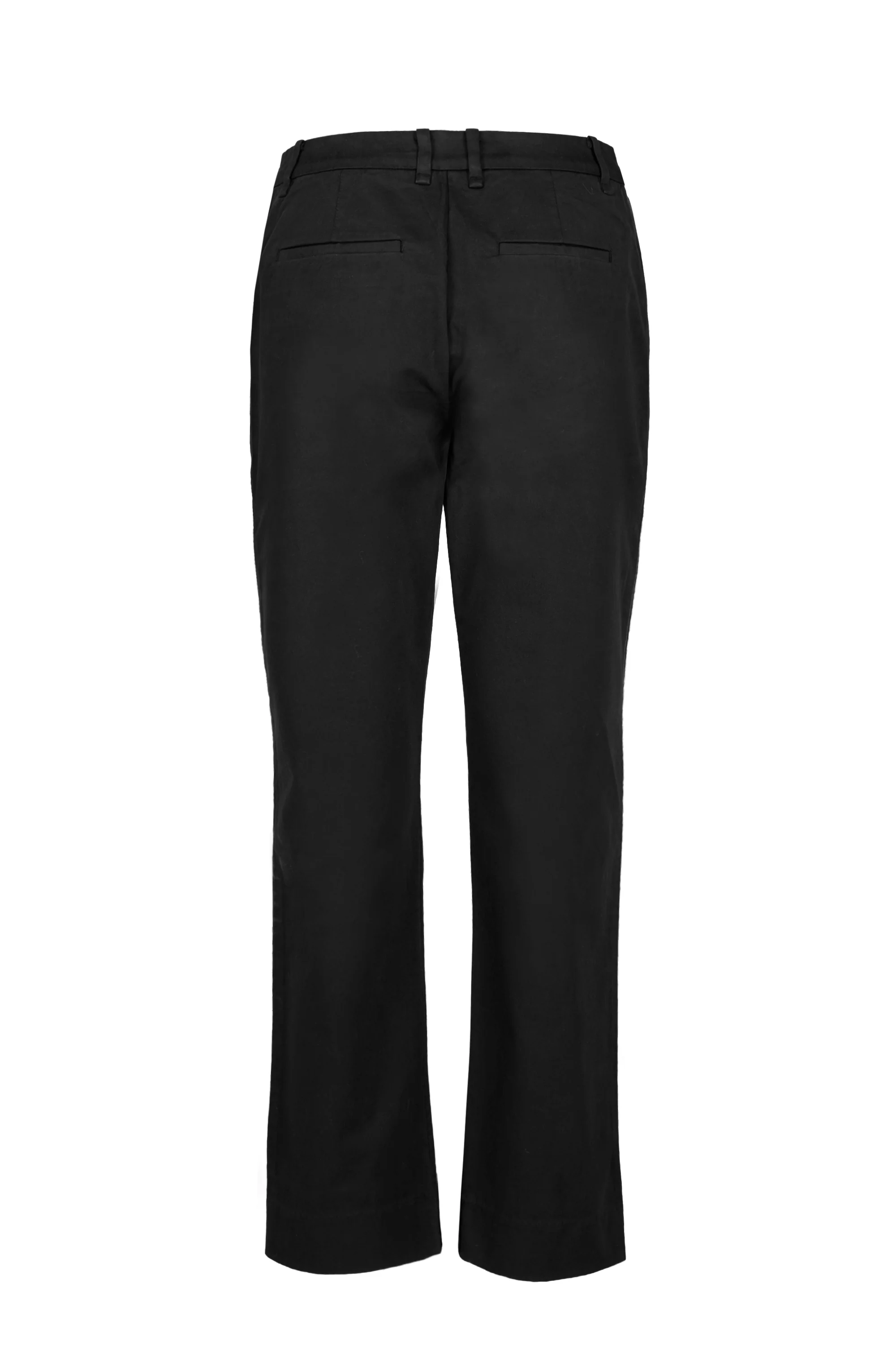 Pantalone in raso di cotone con tasca chino - Image 9