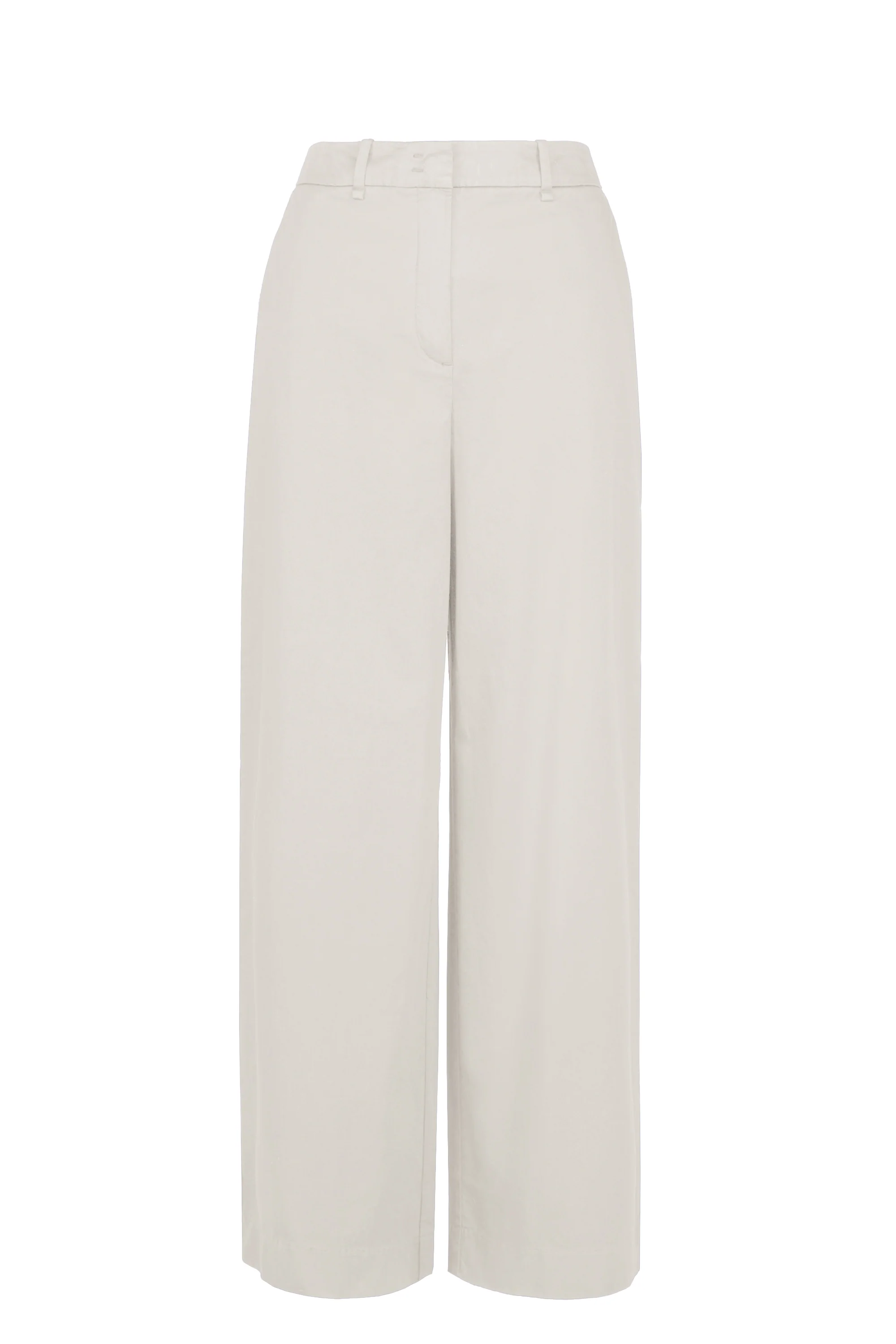 Pantalone palazzo in raso di cotone - Image 4