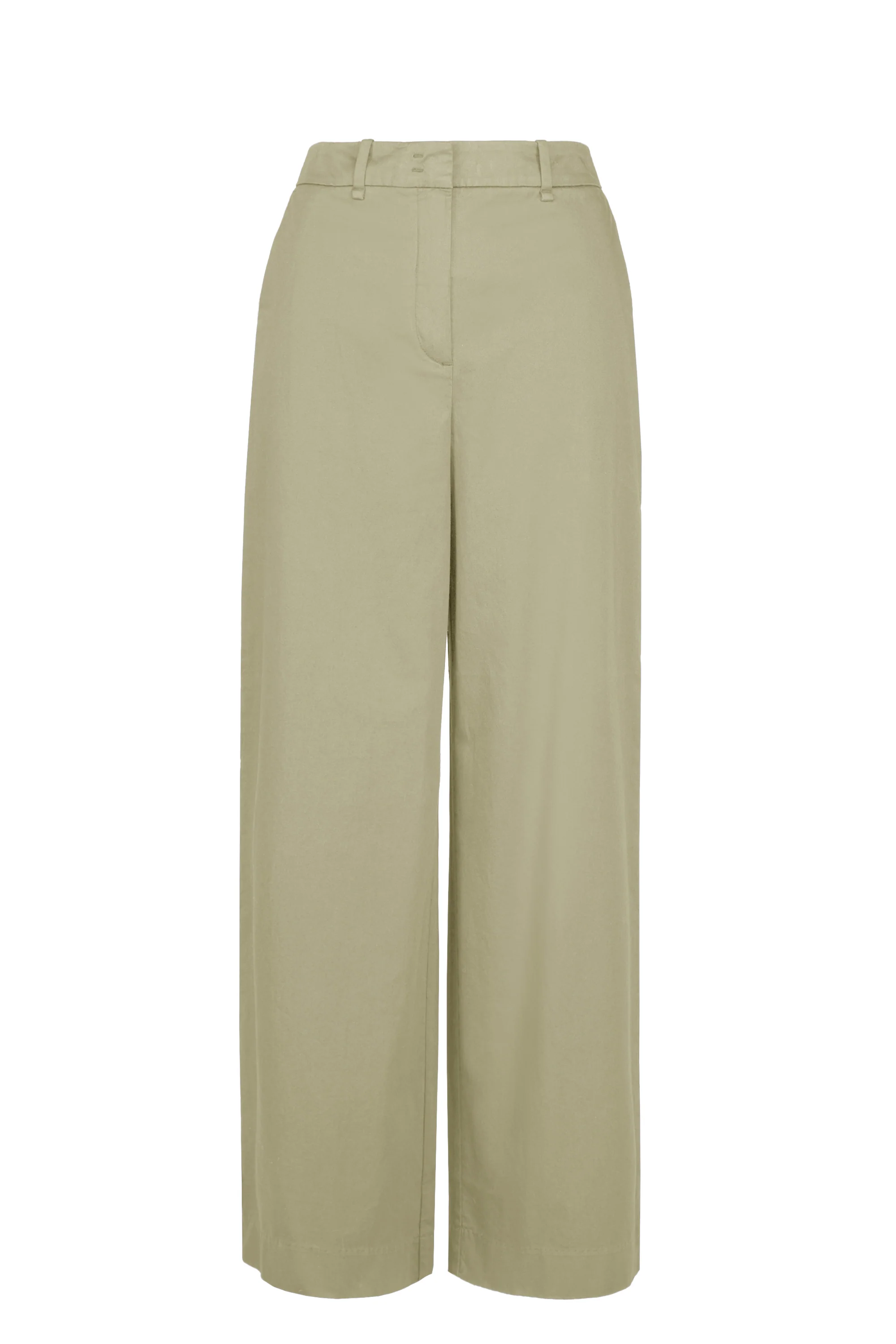 Pantalone palazzo in raso di cotone - Image 7