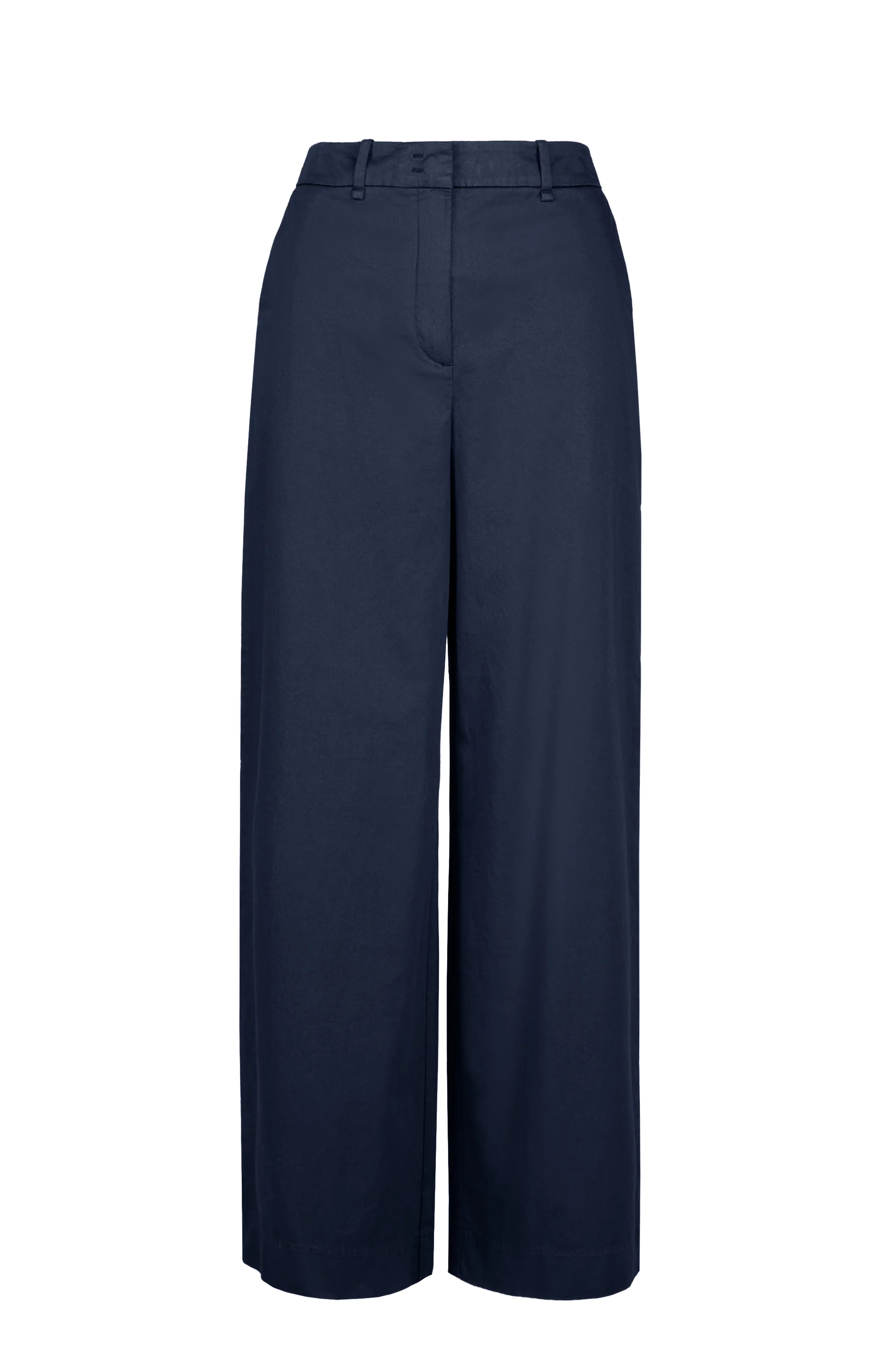 Pantalone palazzo in raso di cotone - Image 8