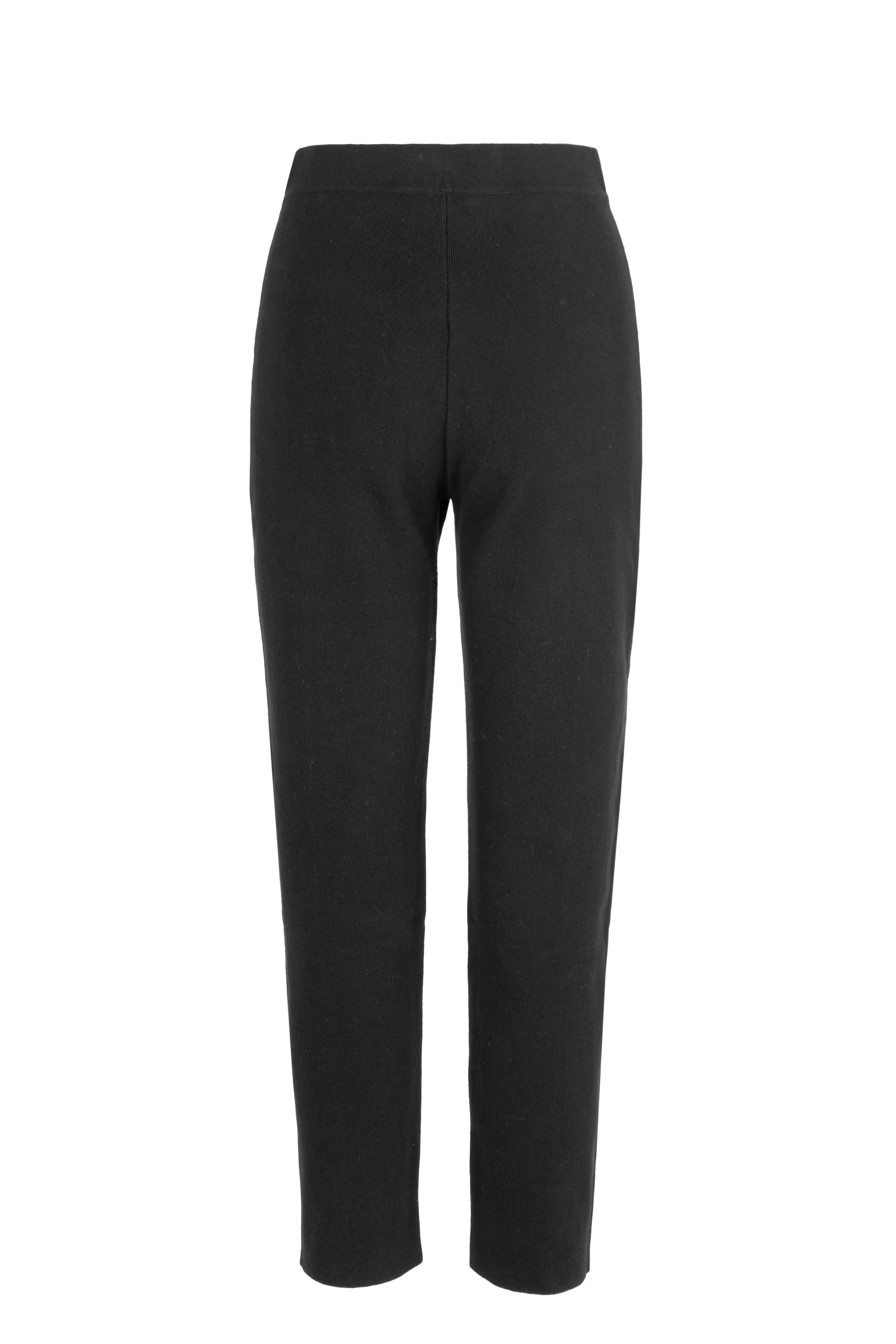 Pantaloni a sigaretta in maglia di cotone organico - Image 2
