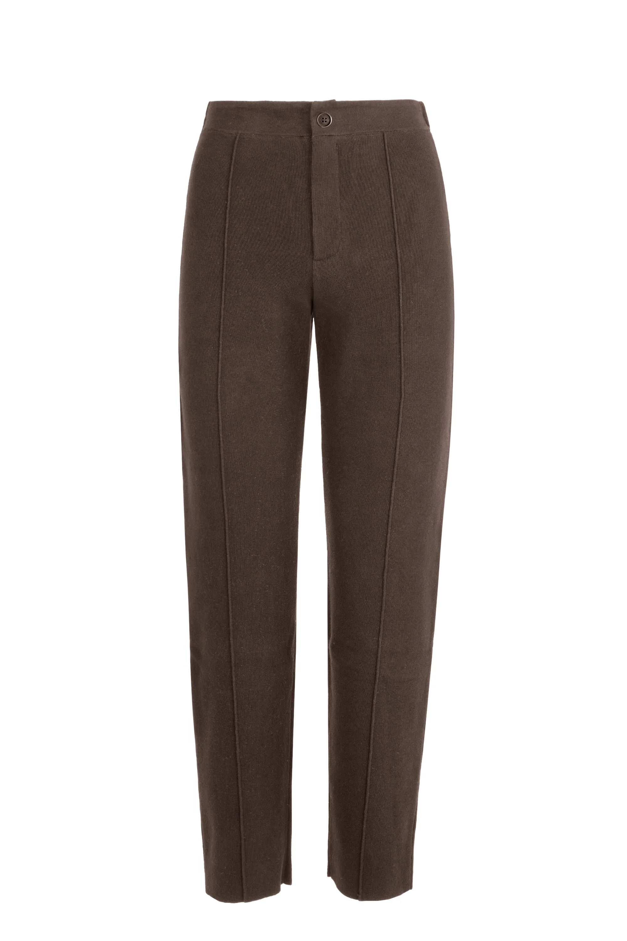 Pantaloni a sigaretta in maglia di cotone organico - Image 4
