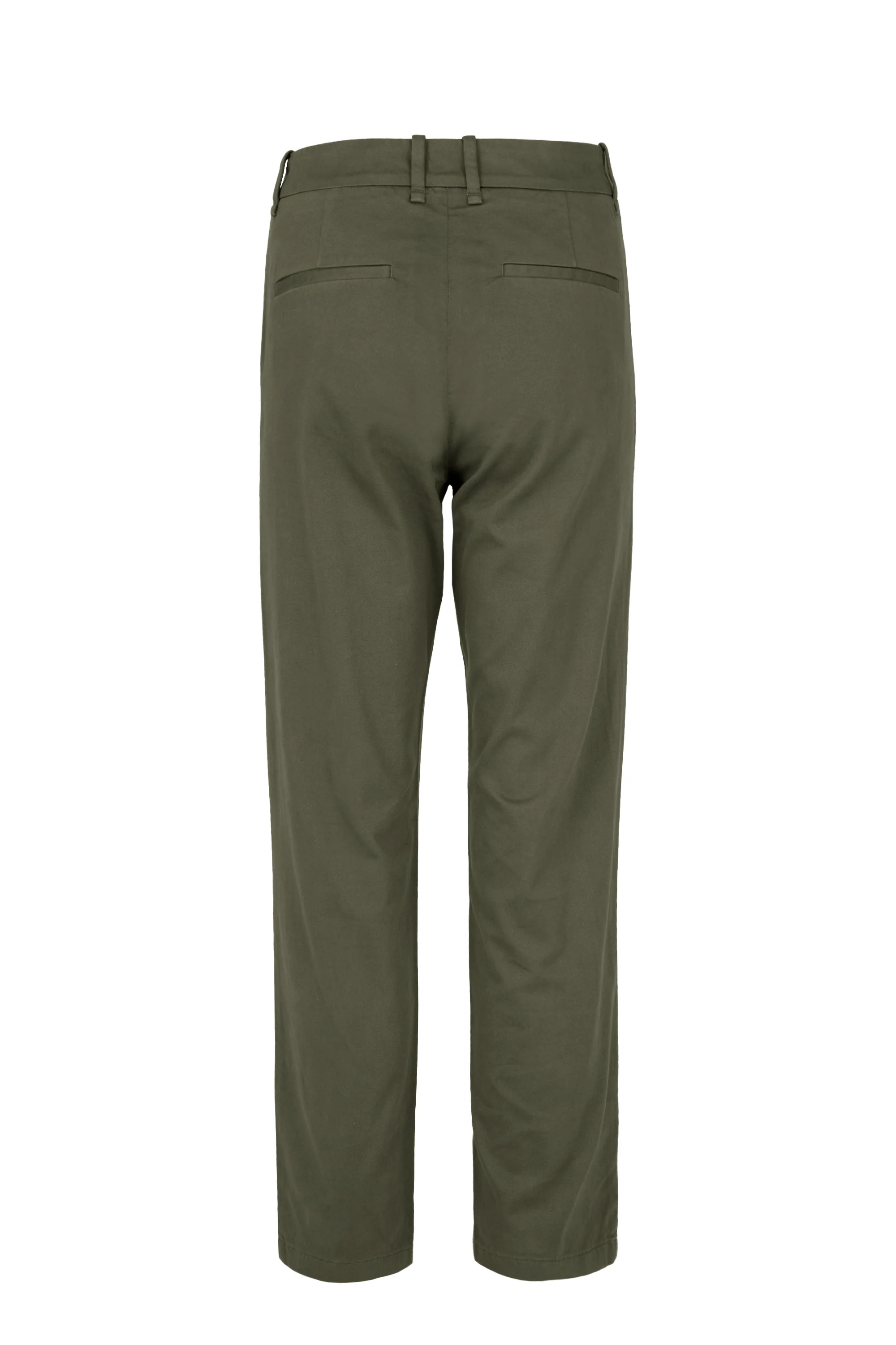 Pantaloni chino donna slim fit in raso di cotone tinto - Image 15