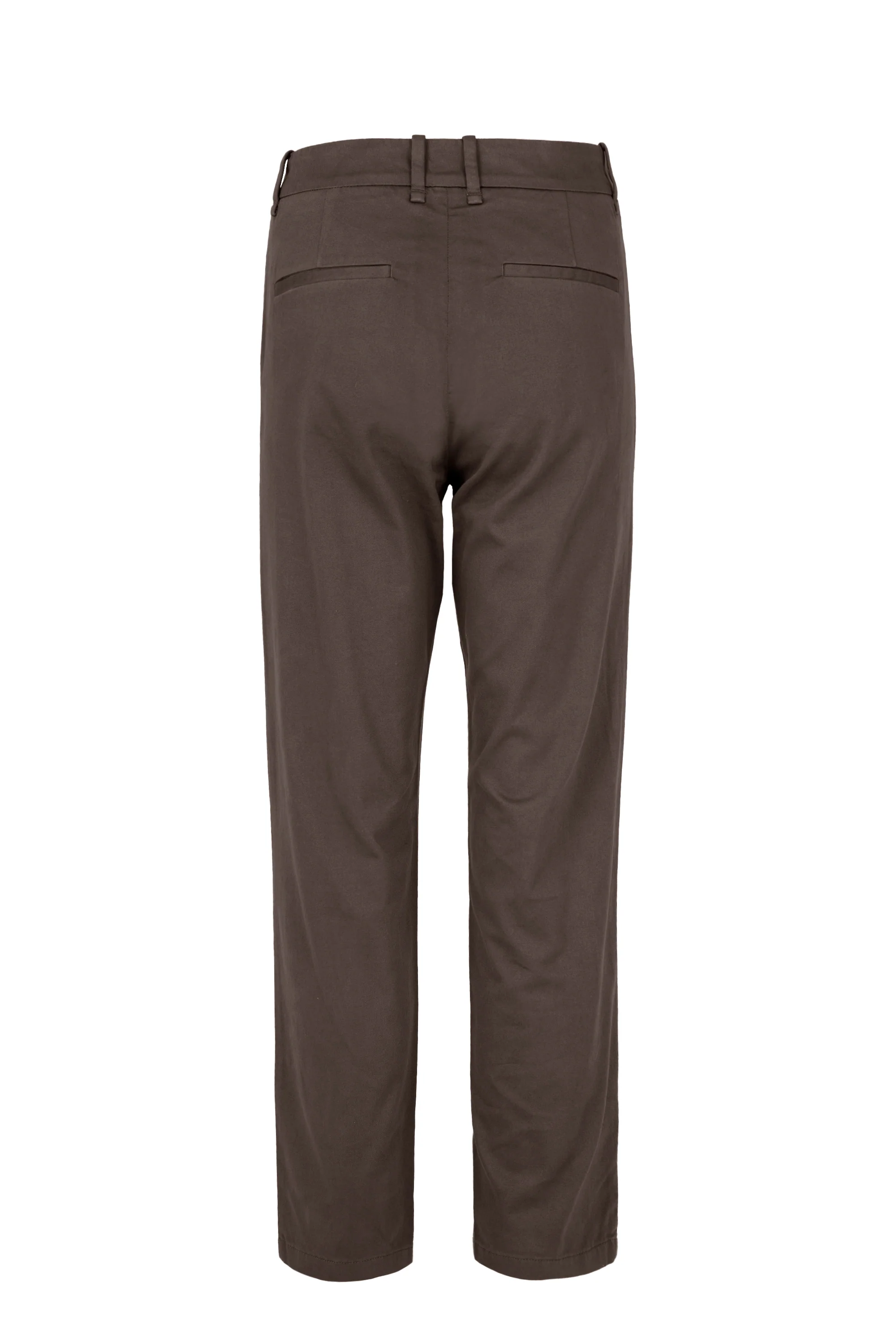 Pantaloni chino donna slim fit in raso di cotone tinto - Image 7