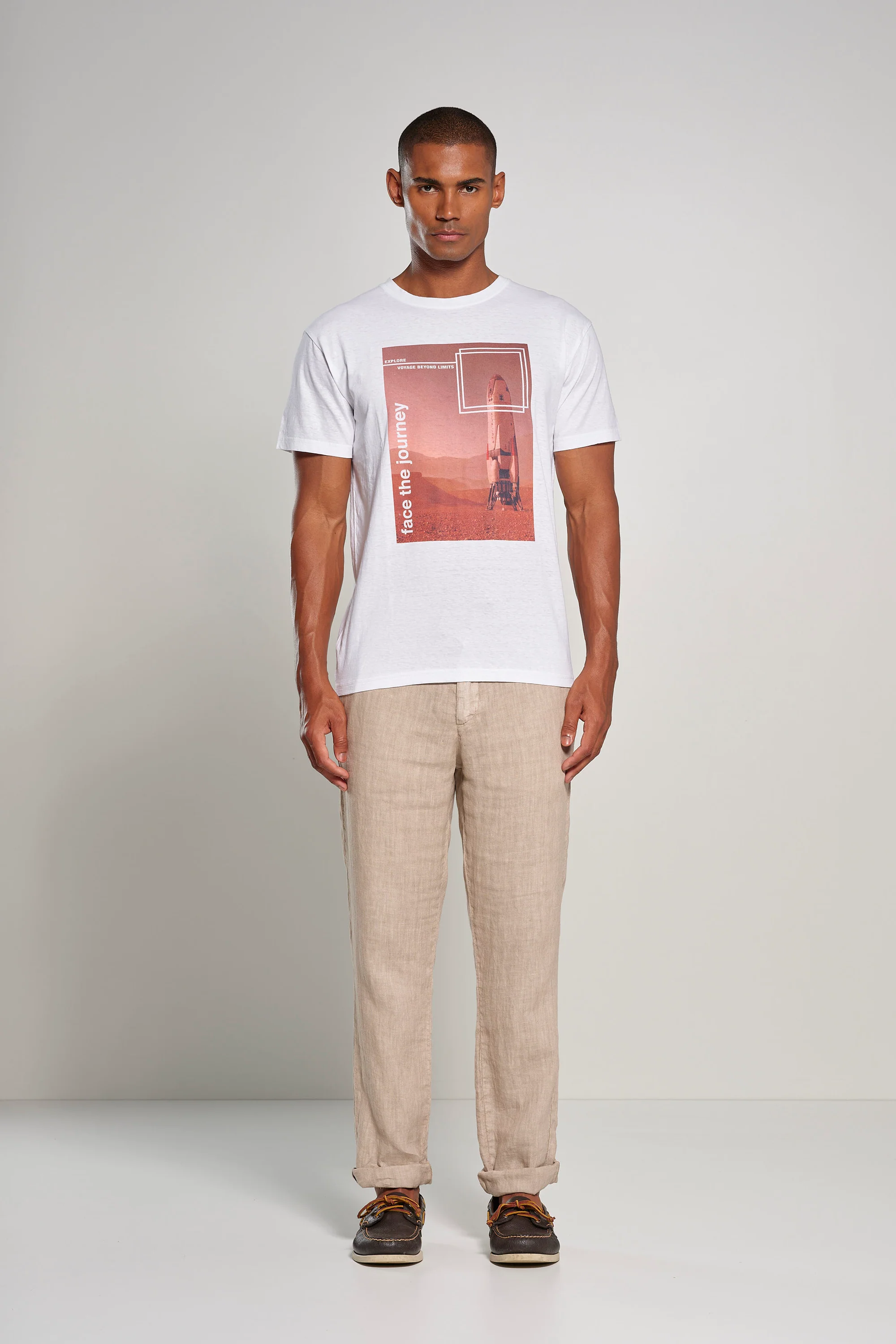 Pantaloni in Lino Jogger Fit - Image 6