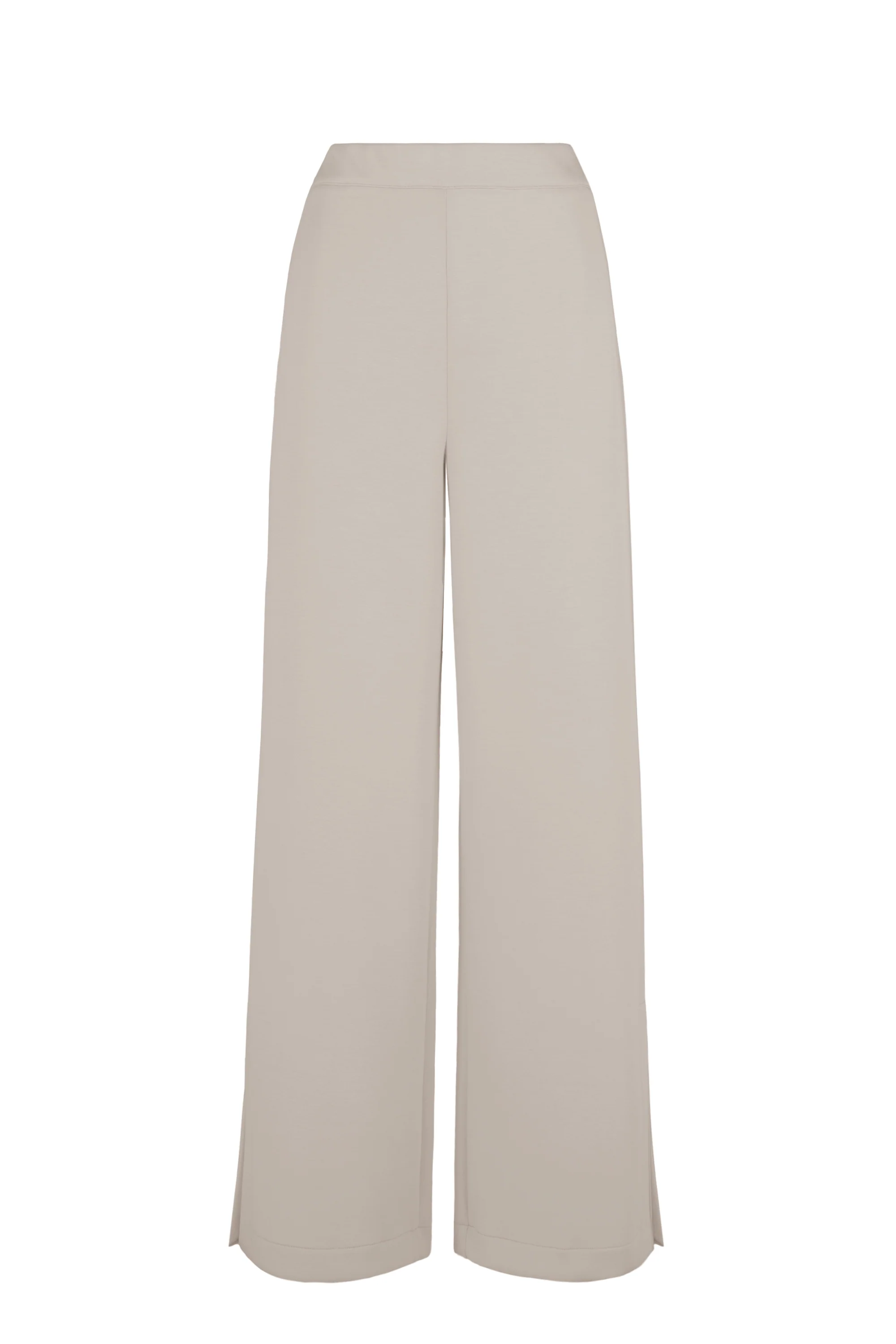 Pantaloni palazzo in scuba soft touch a gamba larga - Image 10