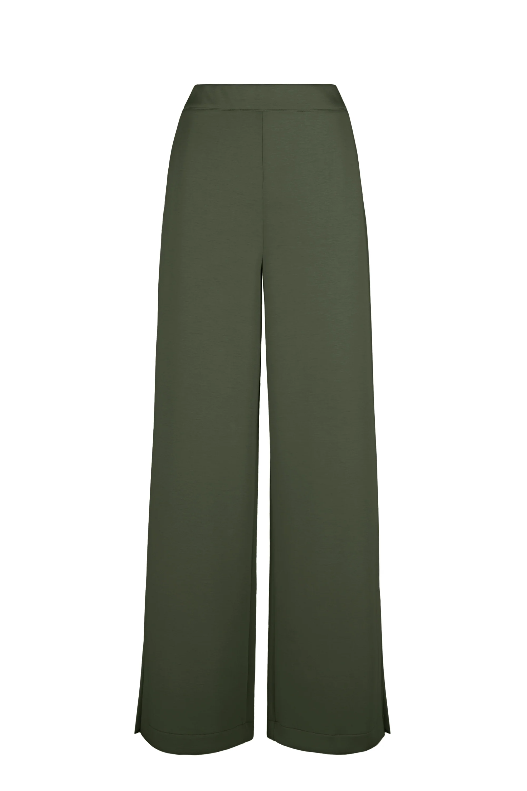Pantaloni palazzo in scuba soft touch a gamba larga - Image 7