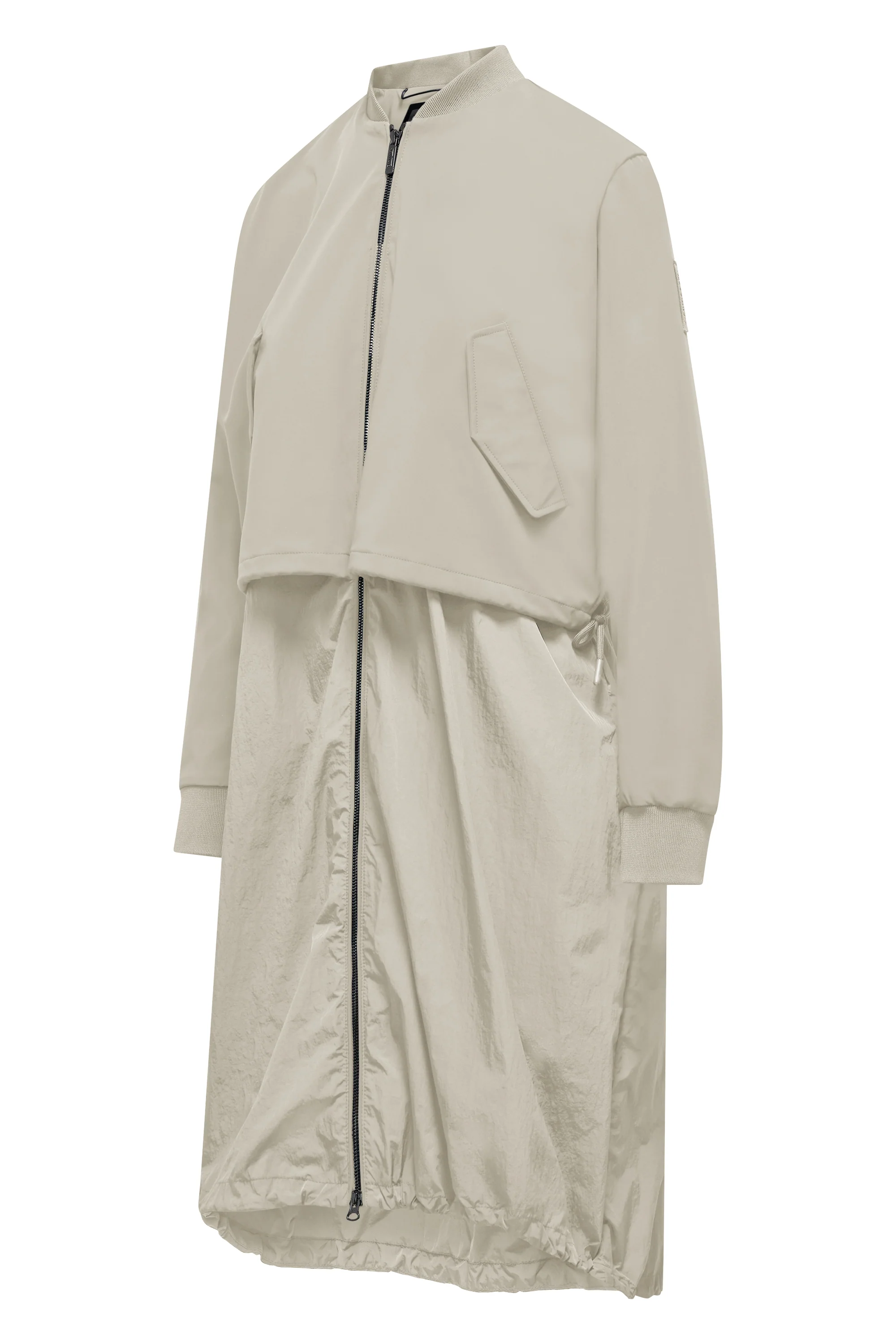 Parka bi-materico sfoderato - Image 2
