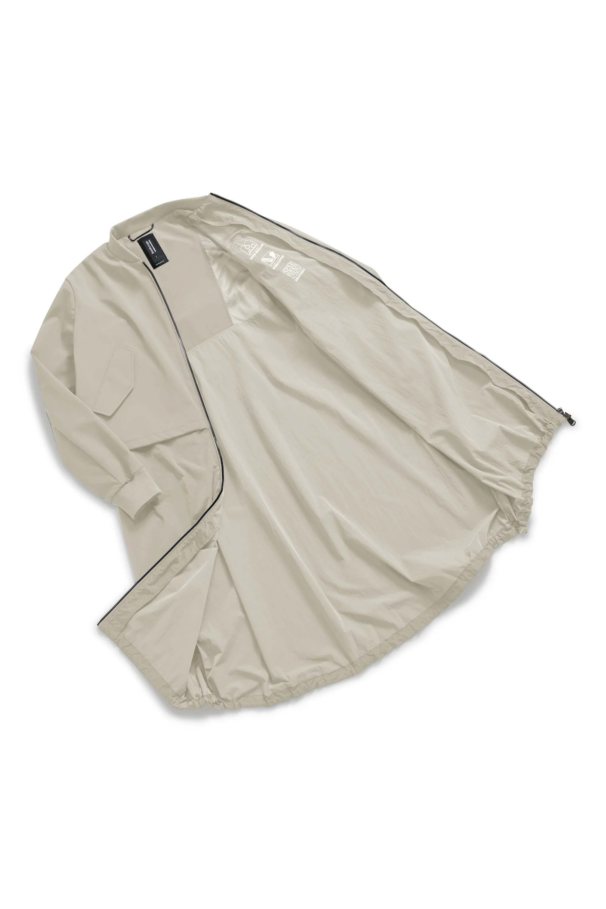 Parka bi-materico sfoderato - Image 4