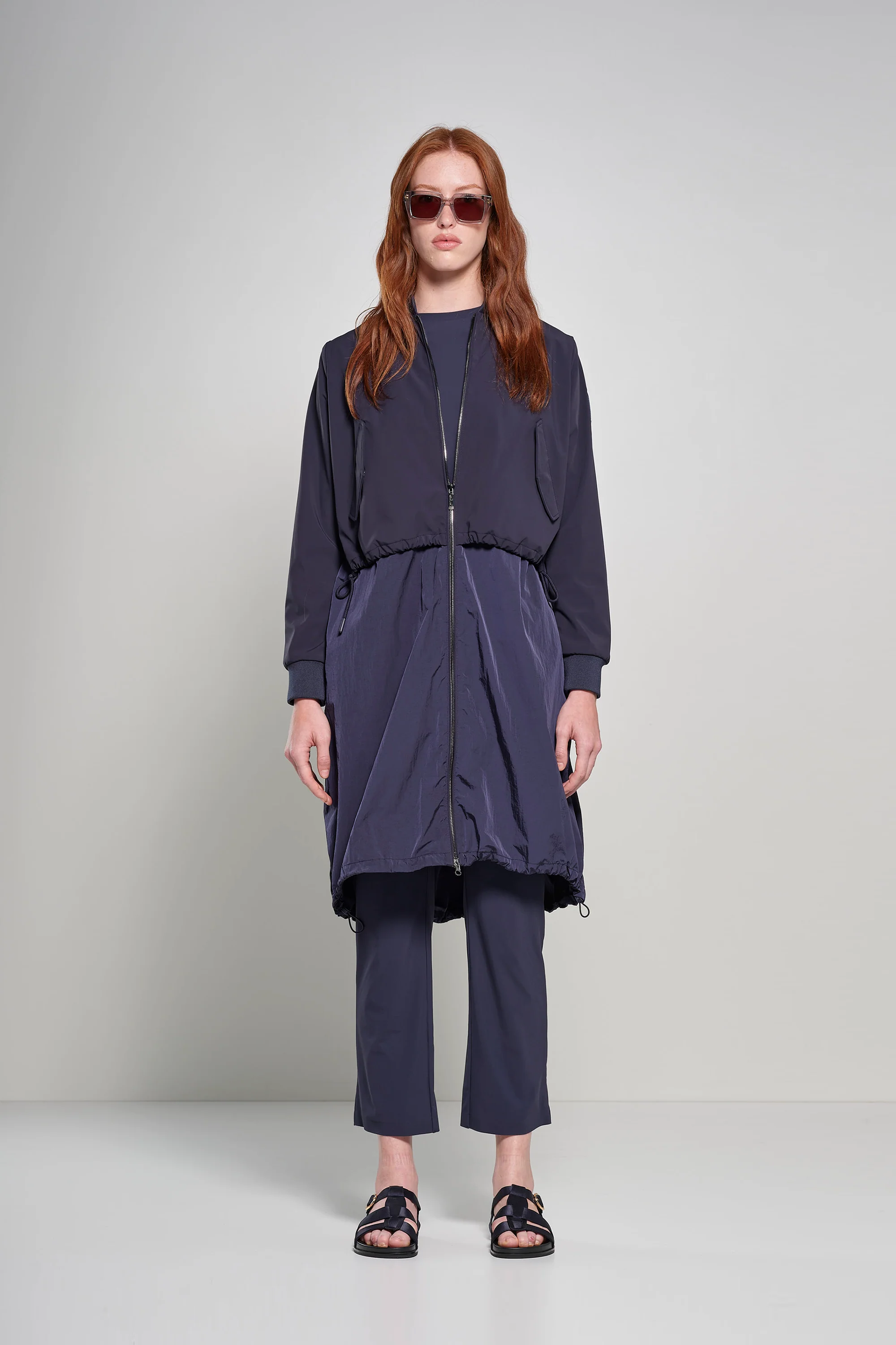 Parka bi-materico sfoderato - Image 6