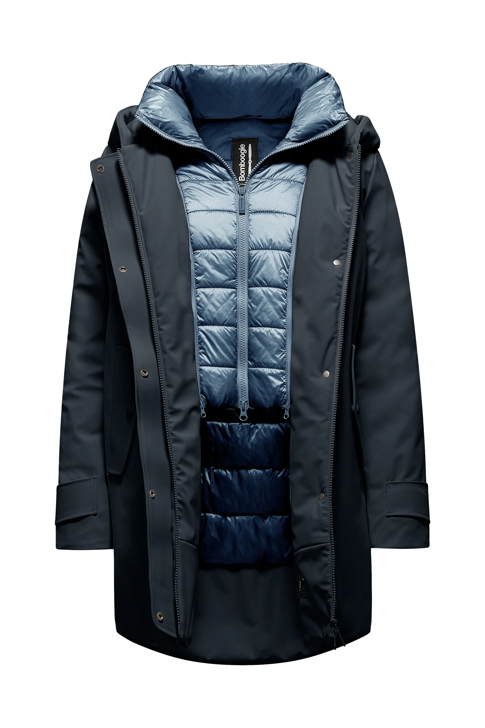 Parka corto imbottito Primaloft con cappuccio - Image 26