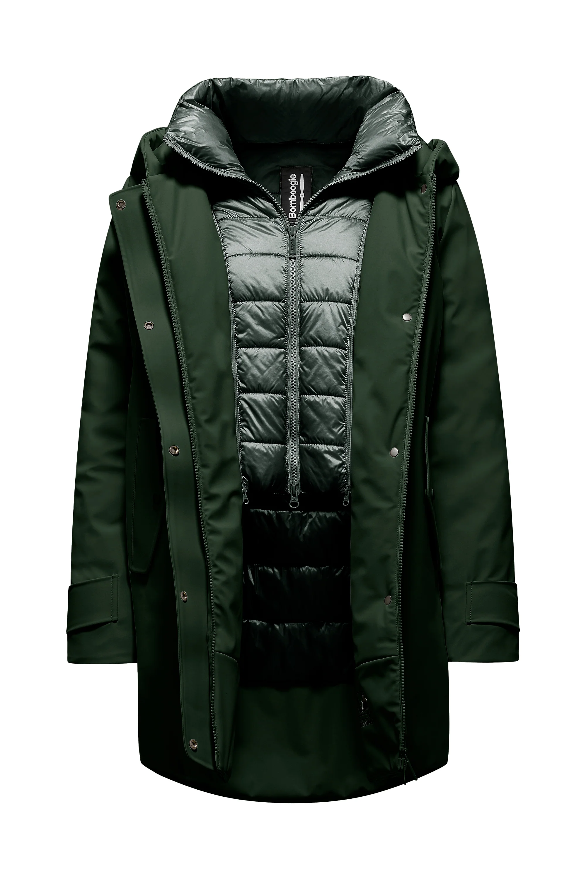 Parka corto imbottito Primaloft con cappuccio - Image 33