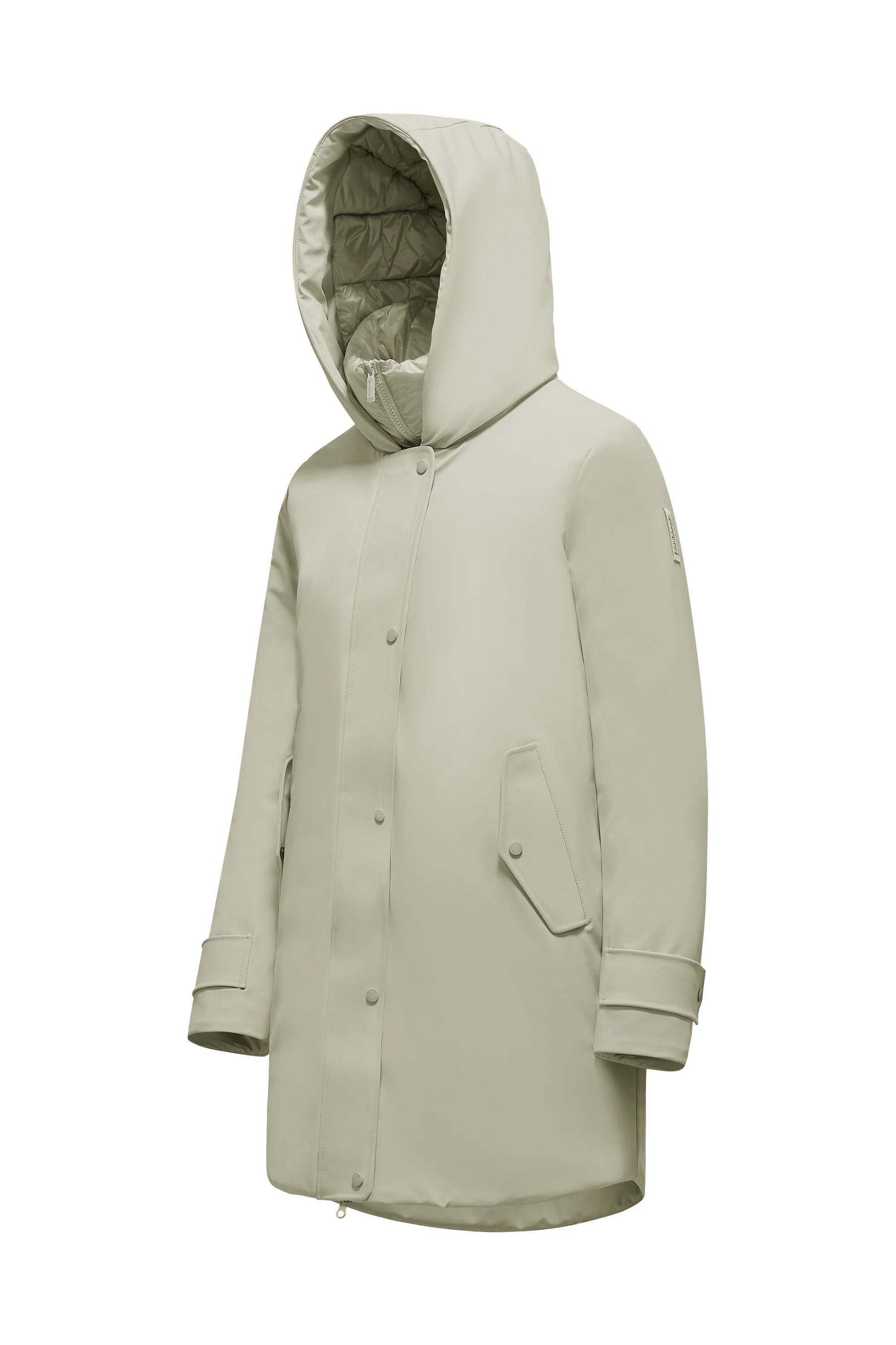 Parka corto imbottito Primaloft con cappuccio - Image 44