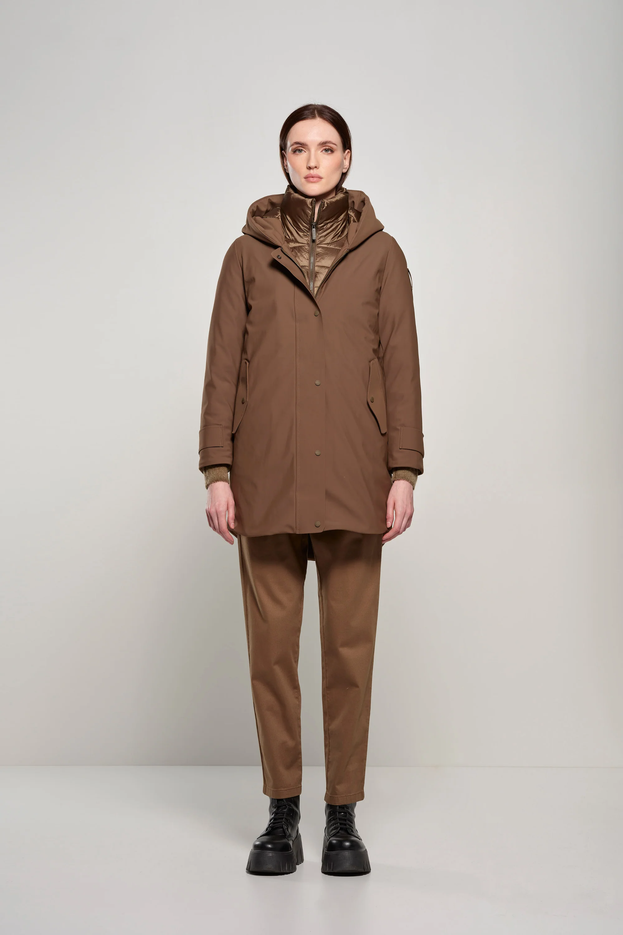 Parka corto imbottito Primaloft con cappuccio - Image 7