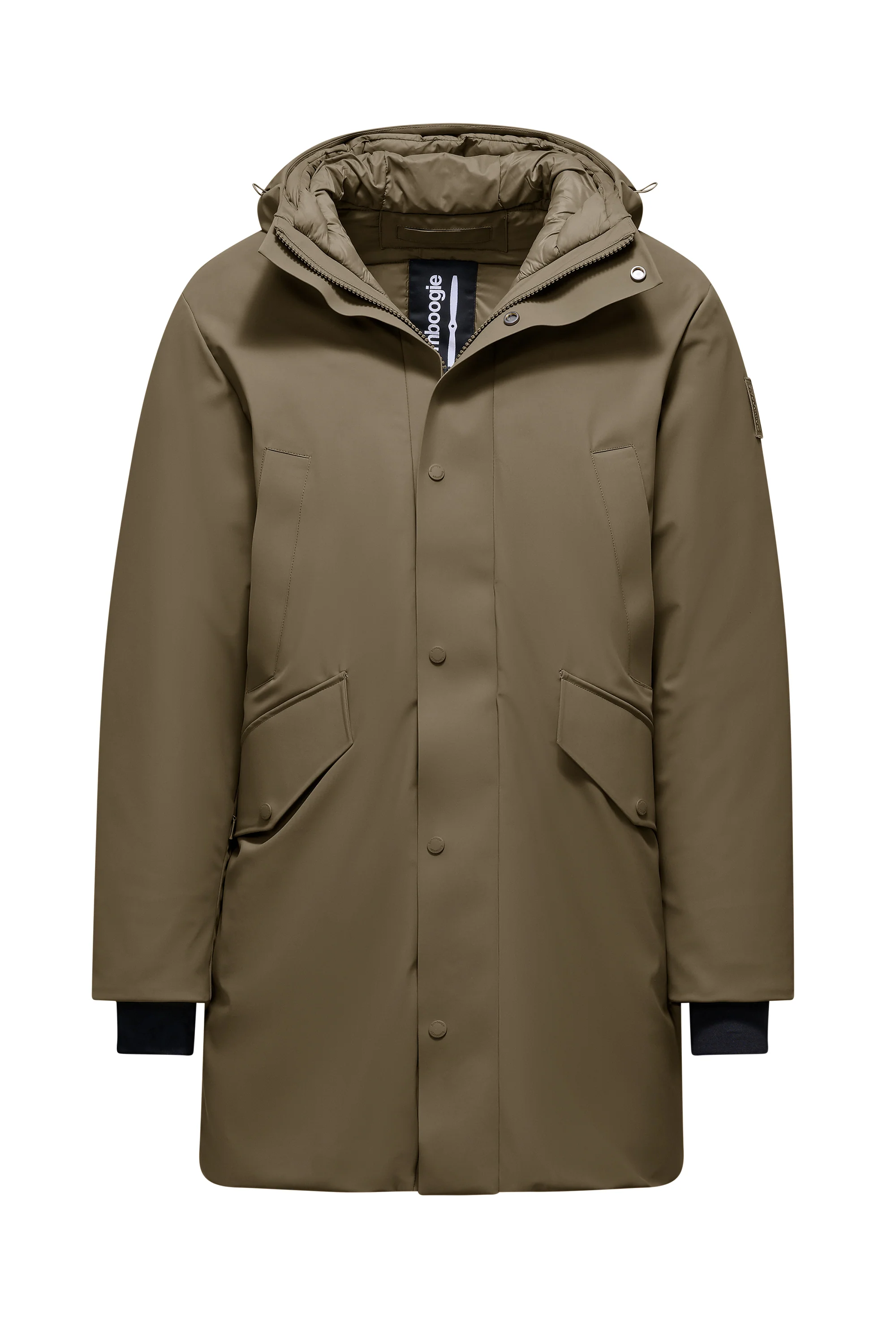 Parka lungo con doppio cappuccio - Image 11