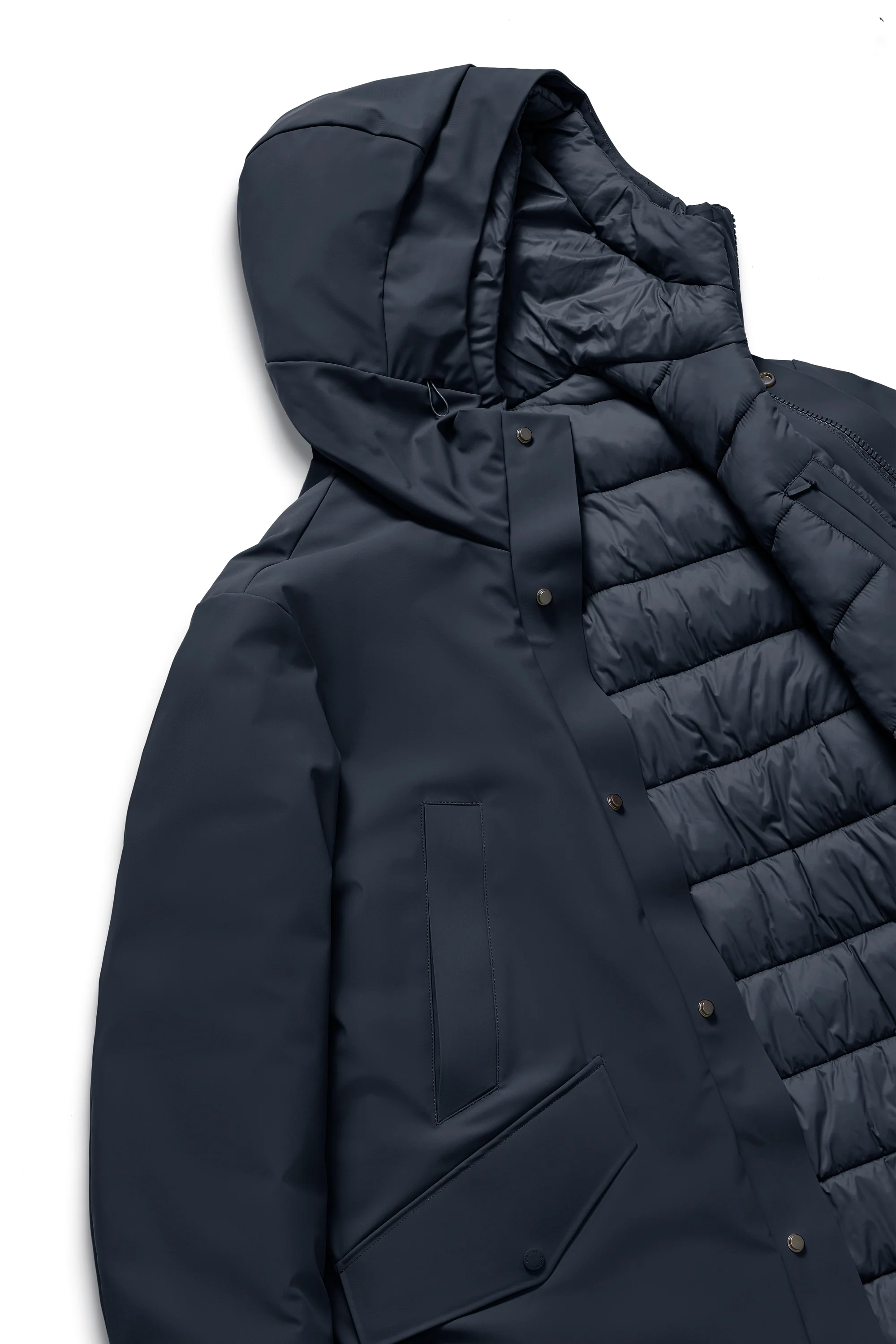 Parka lungo con doppio cappuccio - Image 24