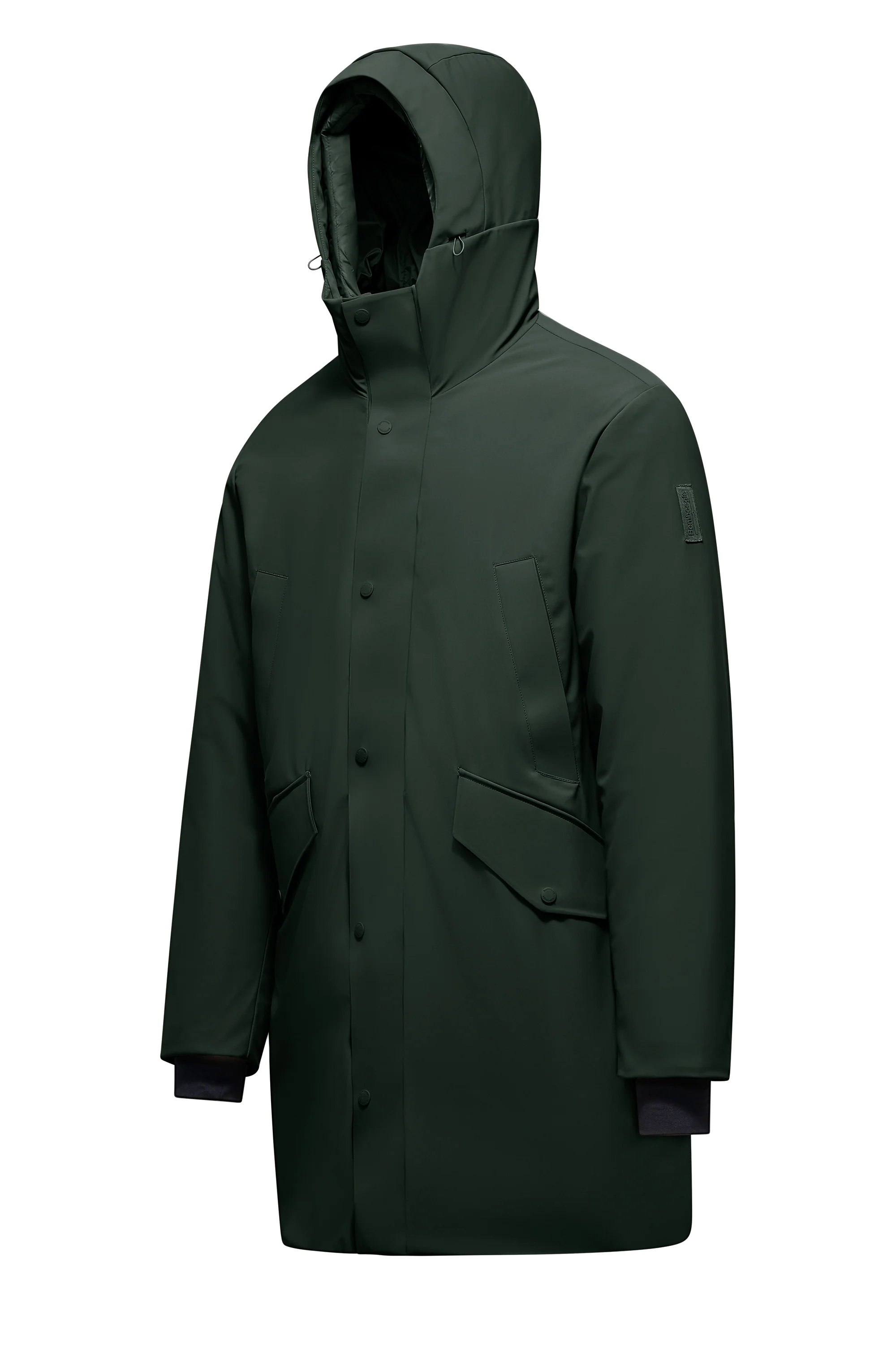 Parka lungo con doppio cappuccio - Image 27