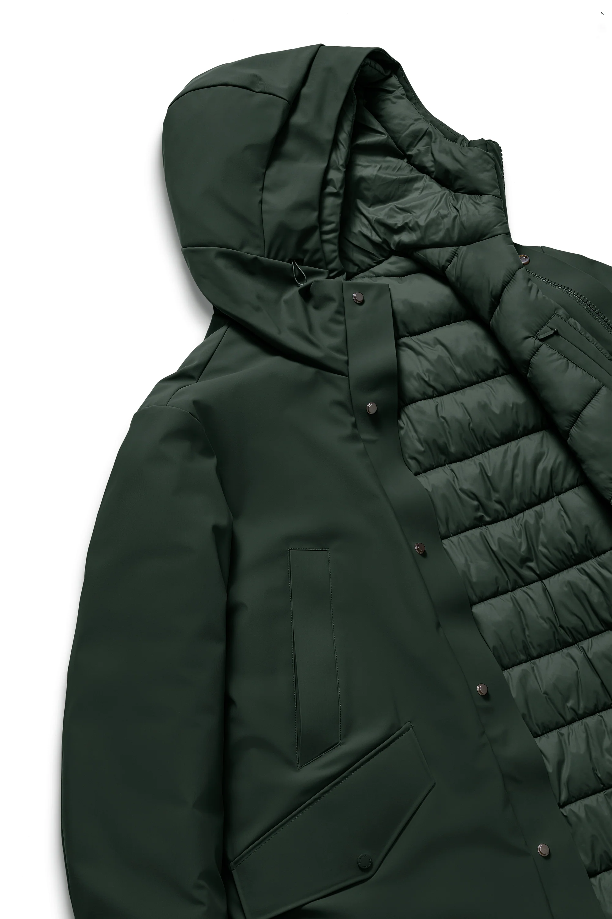 Parka lungo con doppio cappuccio - Image 29