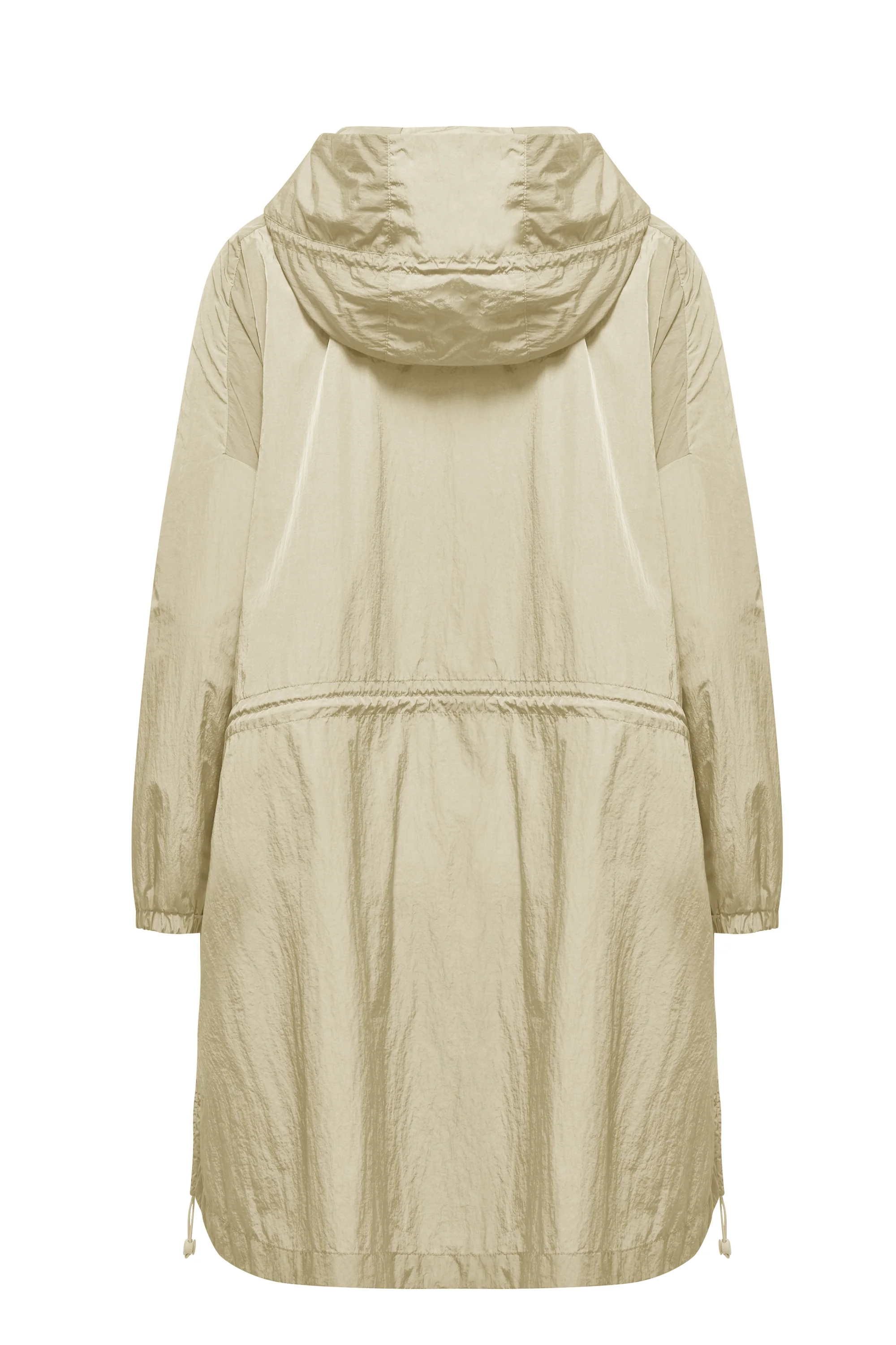 Parka sfoderato da donna con coulisse elastica - Image 3
