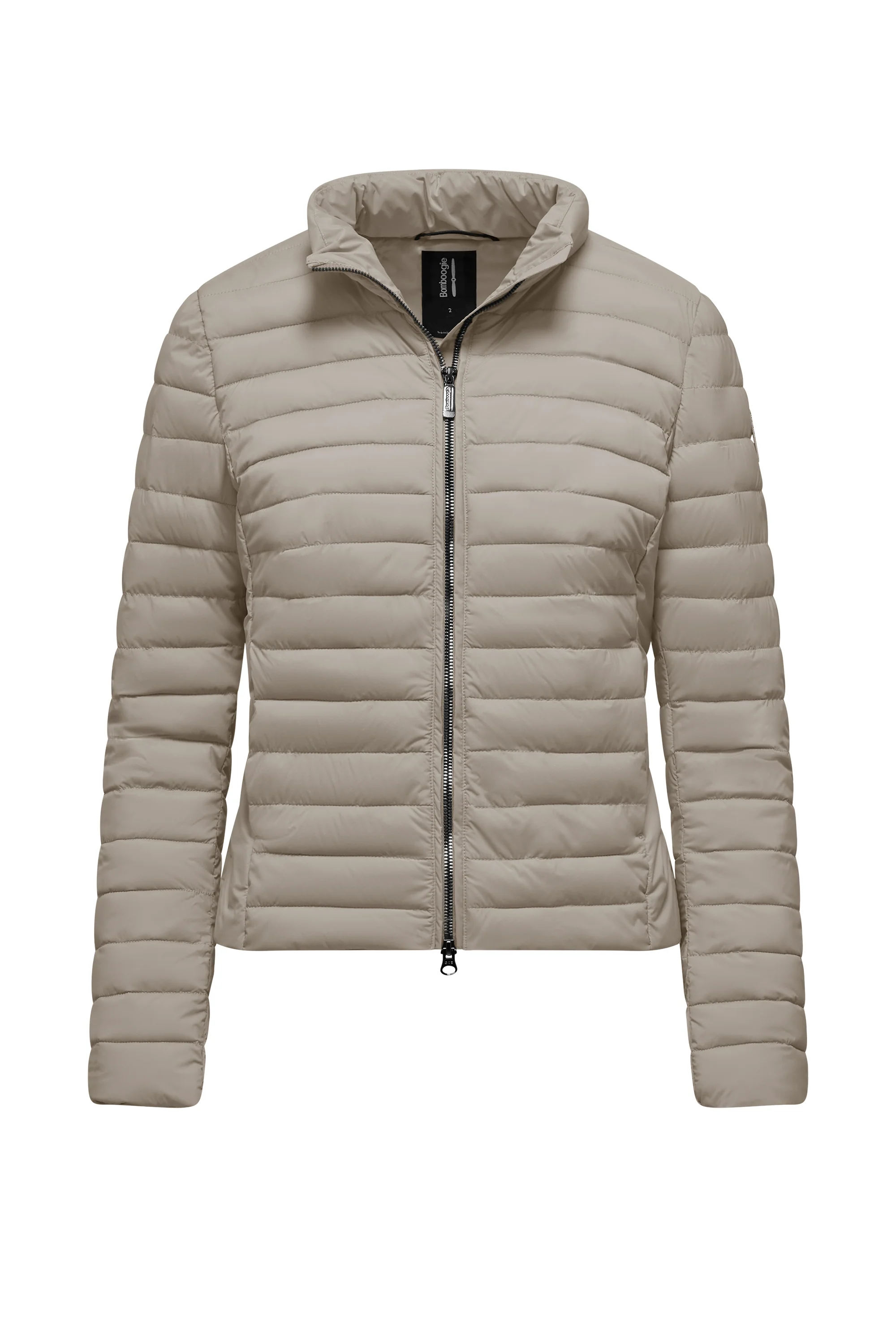 Piumino dalla Linea Avvitata in Nylon Stretch - Image 13