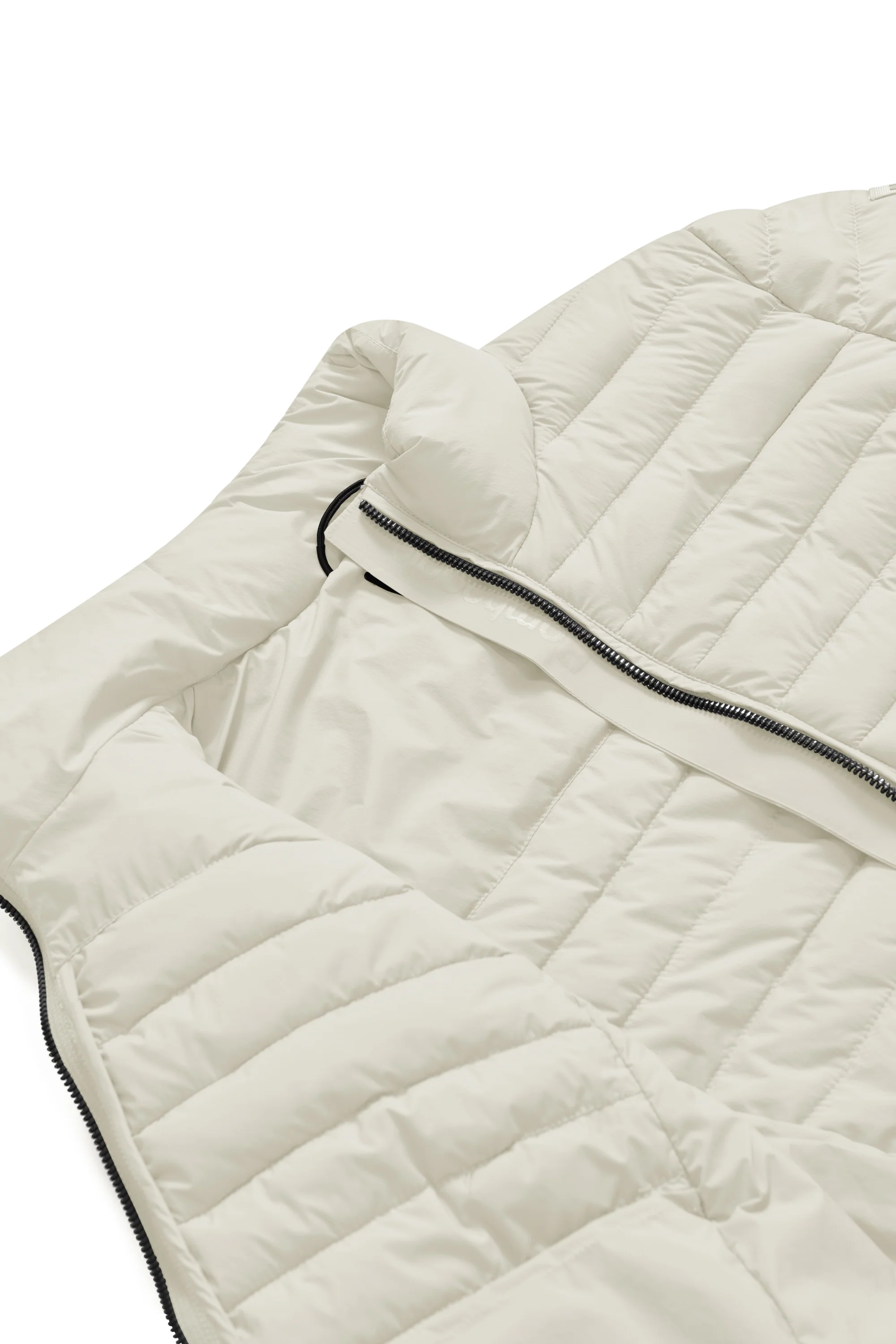 Piumino dalla Linea Avvitata in Nylon Stretch - Image 4