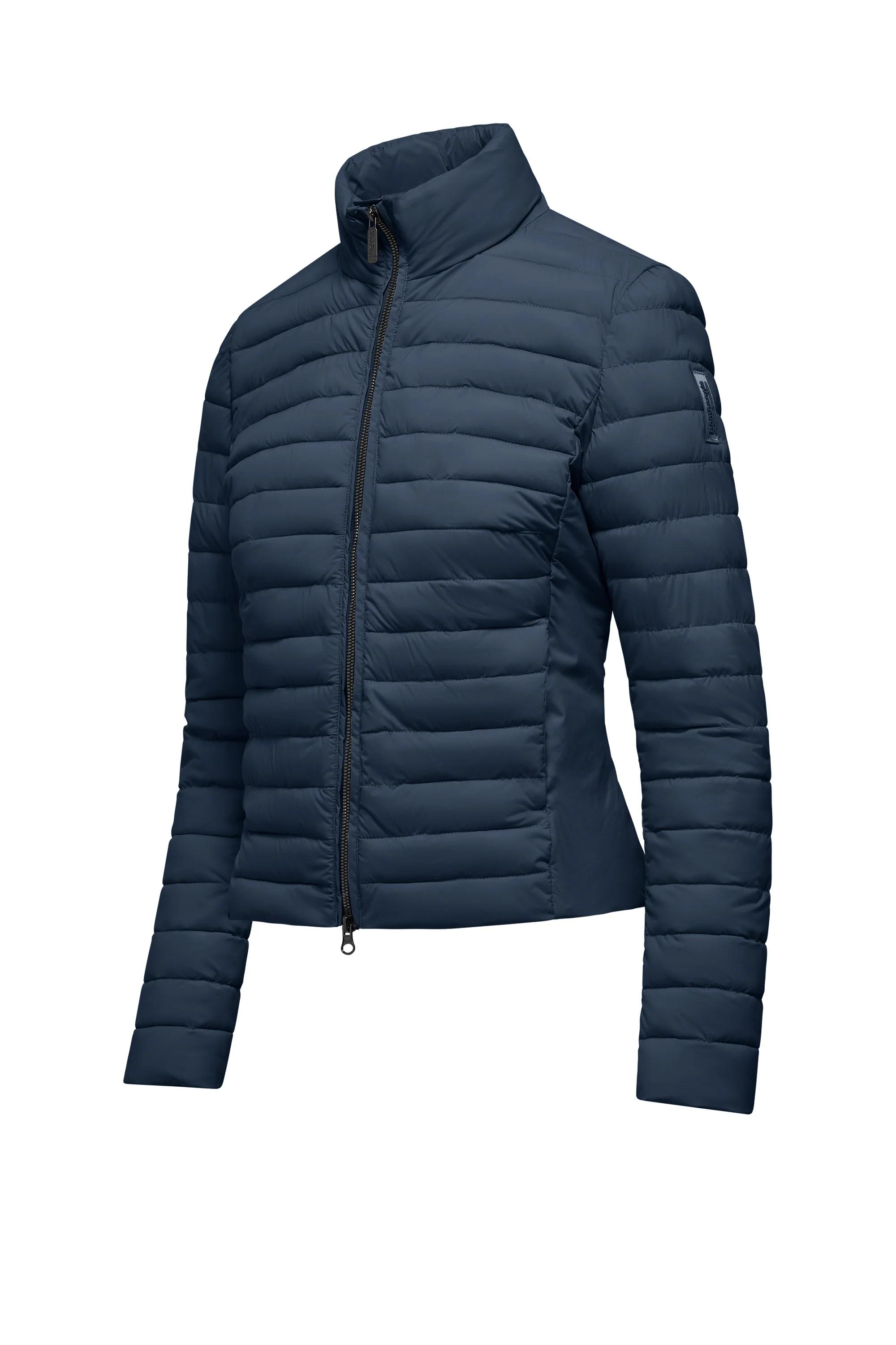 Piumino dalla Linea Avvitata in Nylon Stretch - Image 8