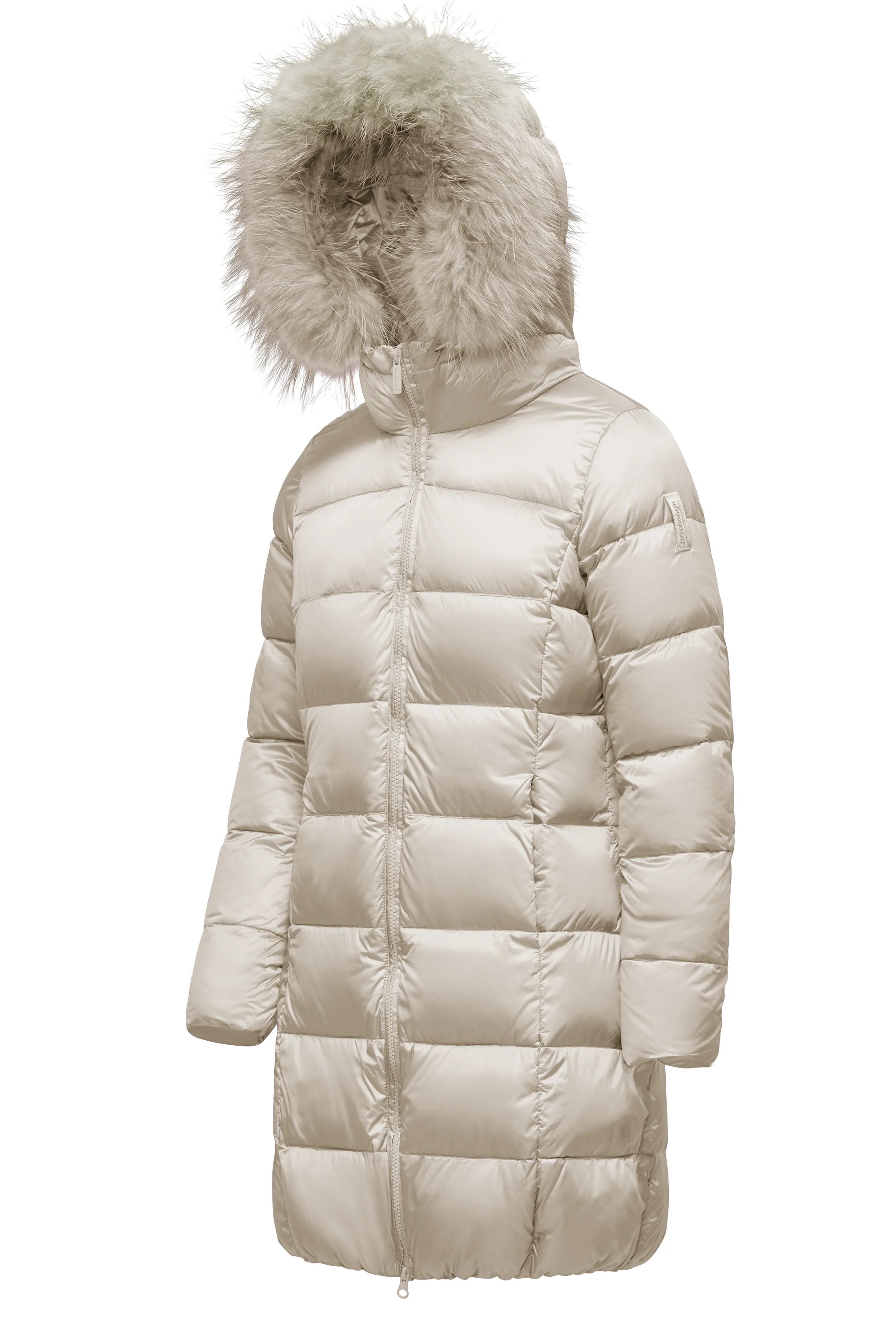Piumino in Nylon Bright con Cappuccio in Pelliccia - Image 50