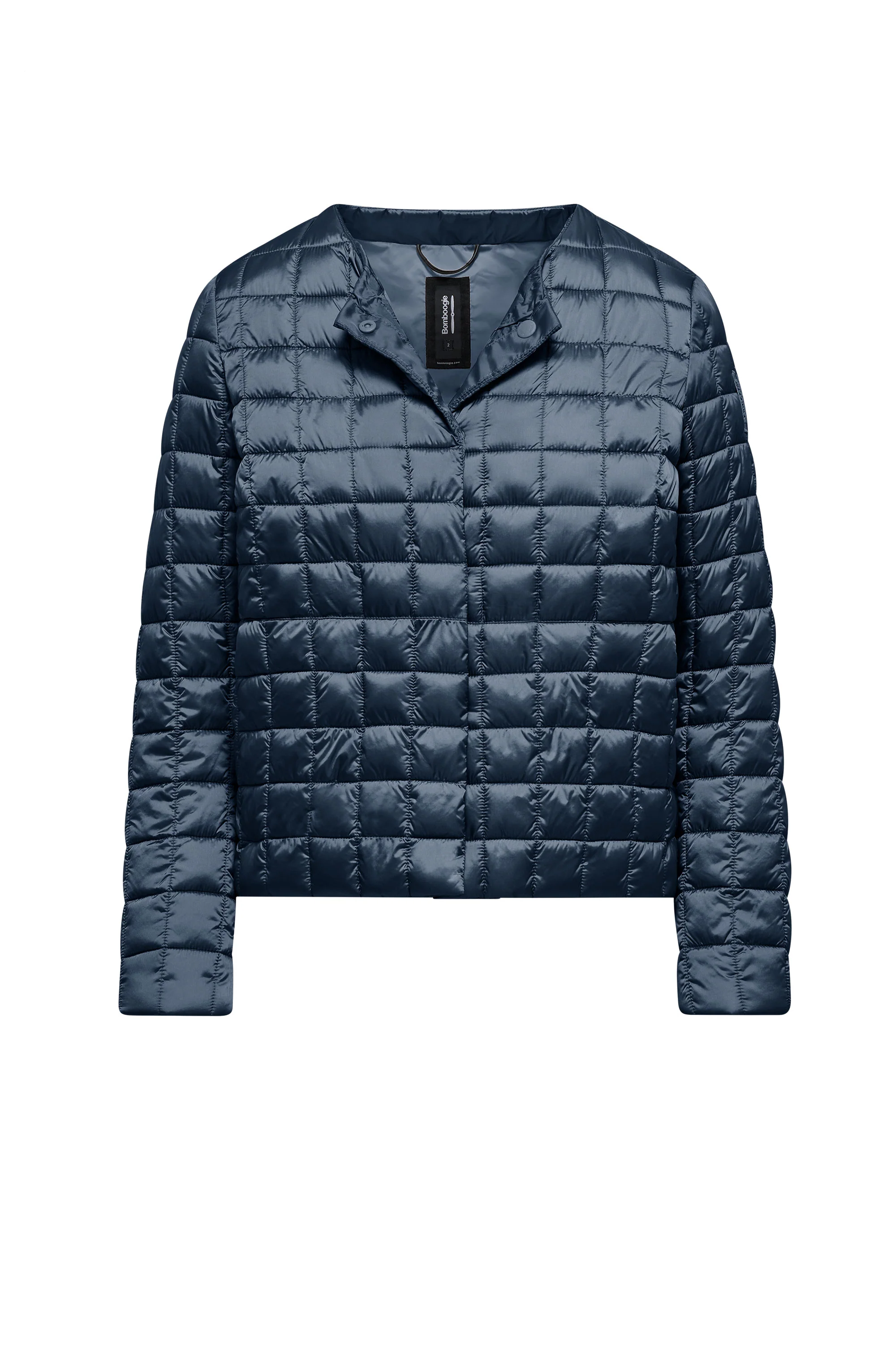Piumino in nylon bright con collo arrotondato - Image 13