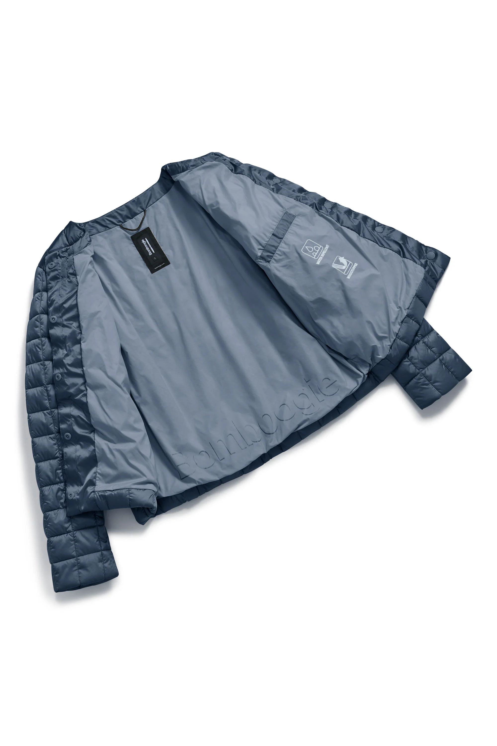 Piumino in nylon bright con collo arrotondato - Image 16