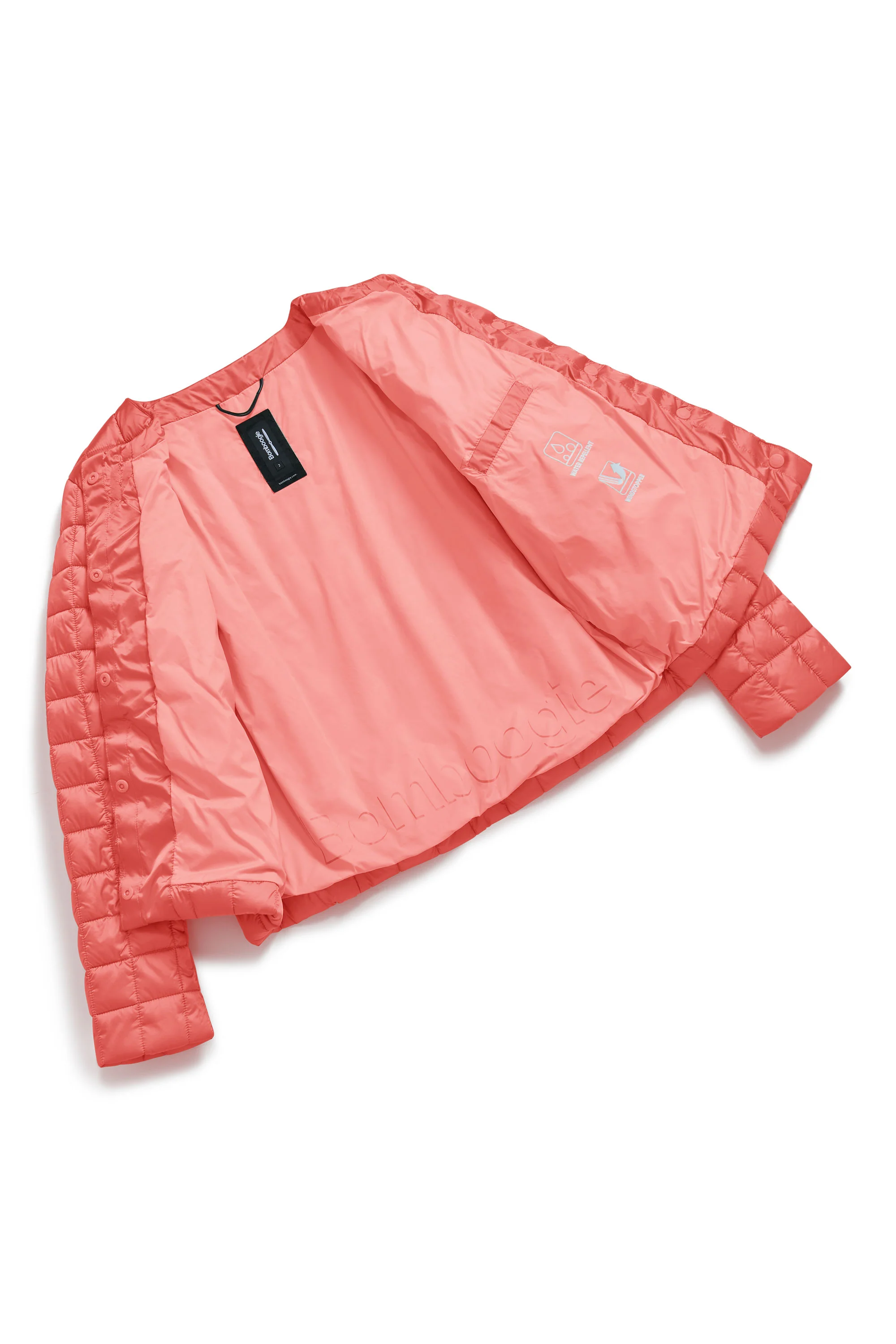 Piumino in nylon bright con collo arrotondato - Image 28