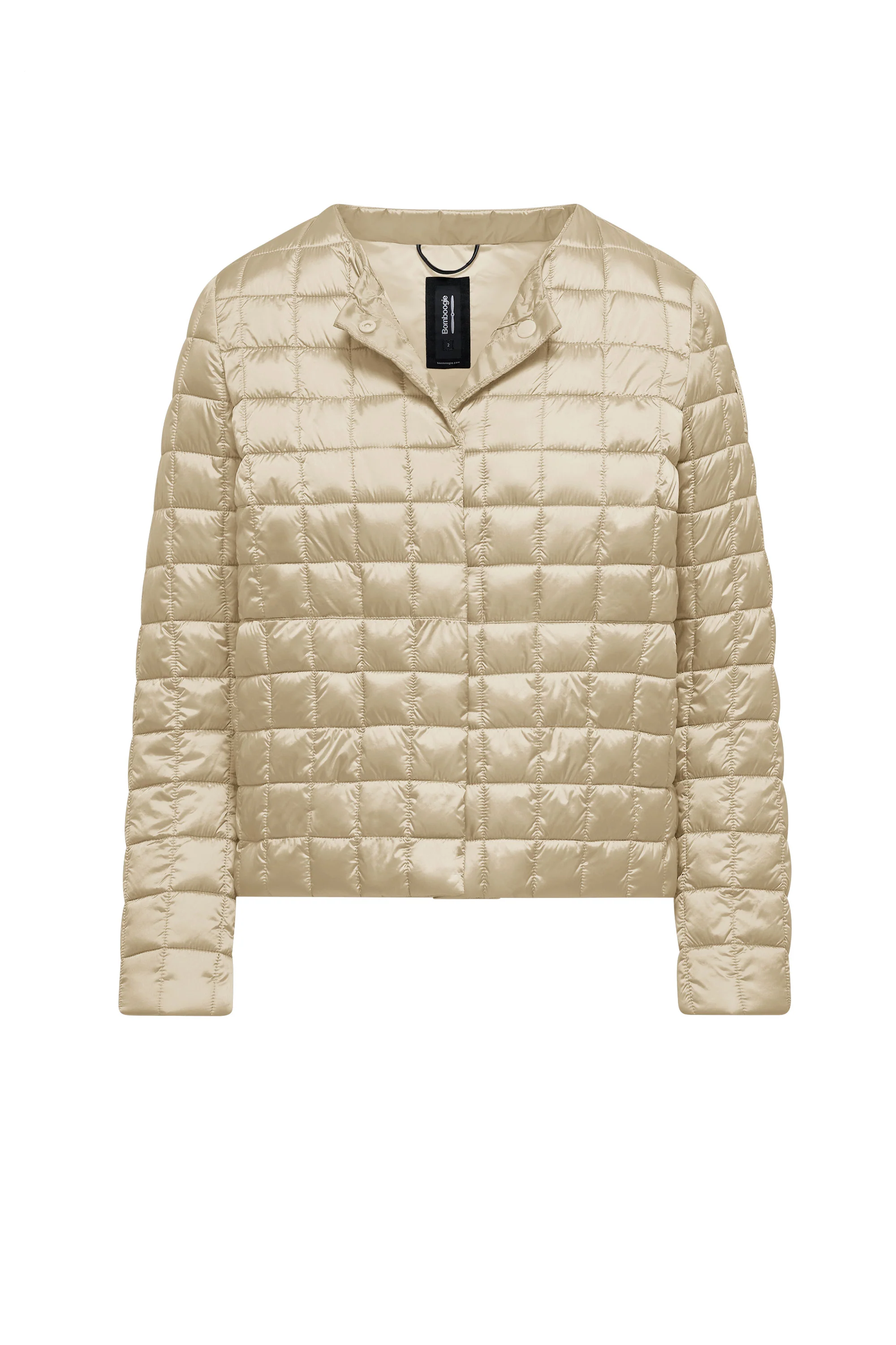 Piumino in nylon bright con collo arrotondato - Image 31