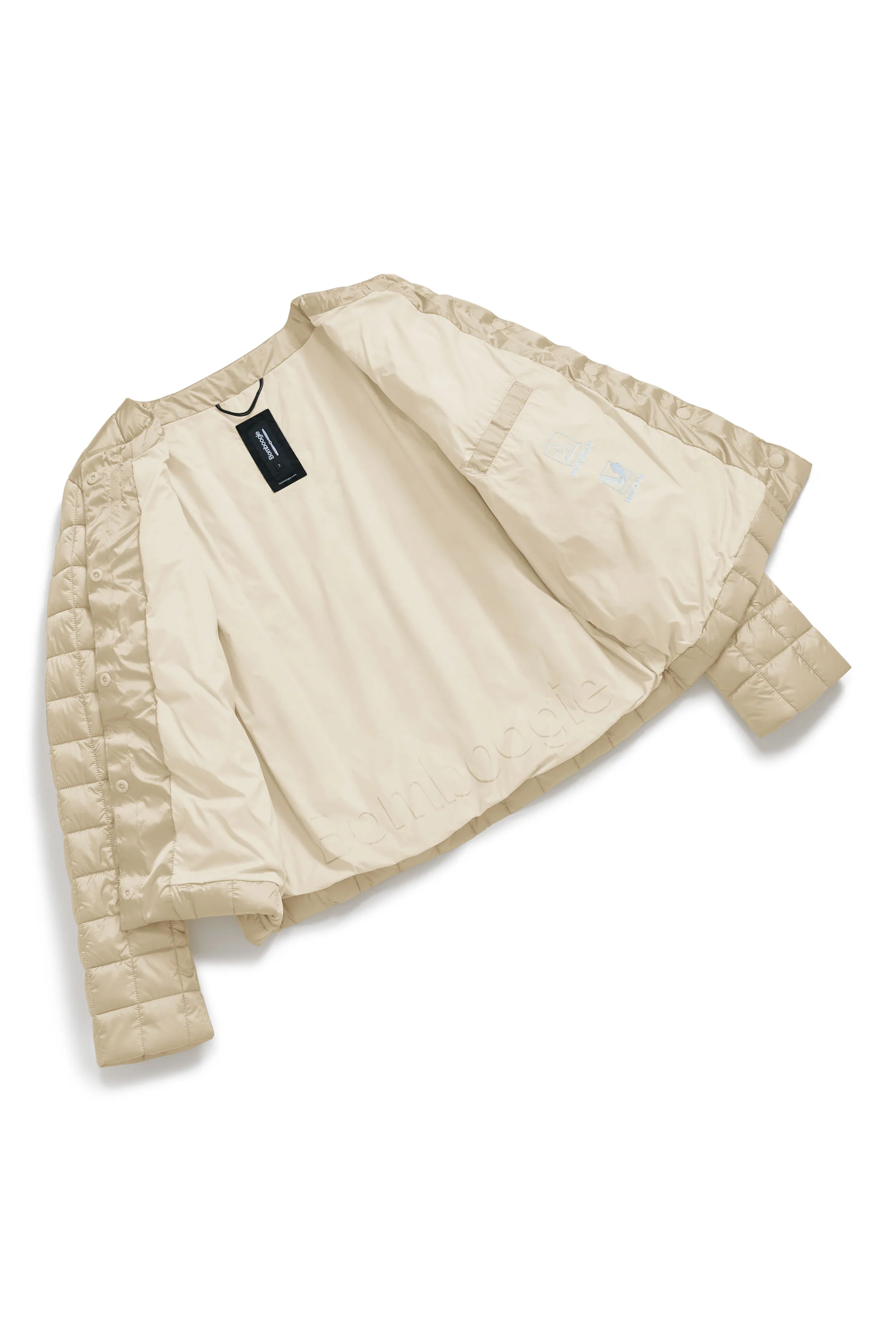 Piumino in nylon bright con collo arrotondato - Image 34