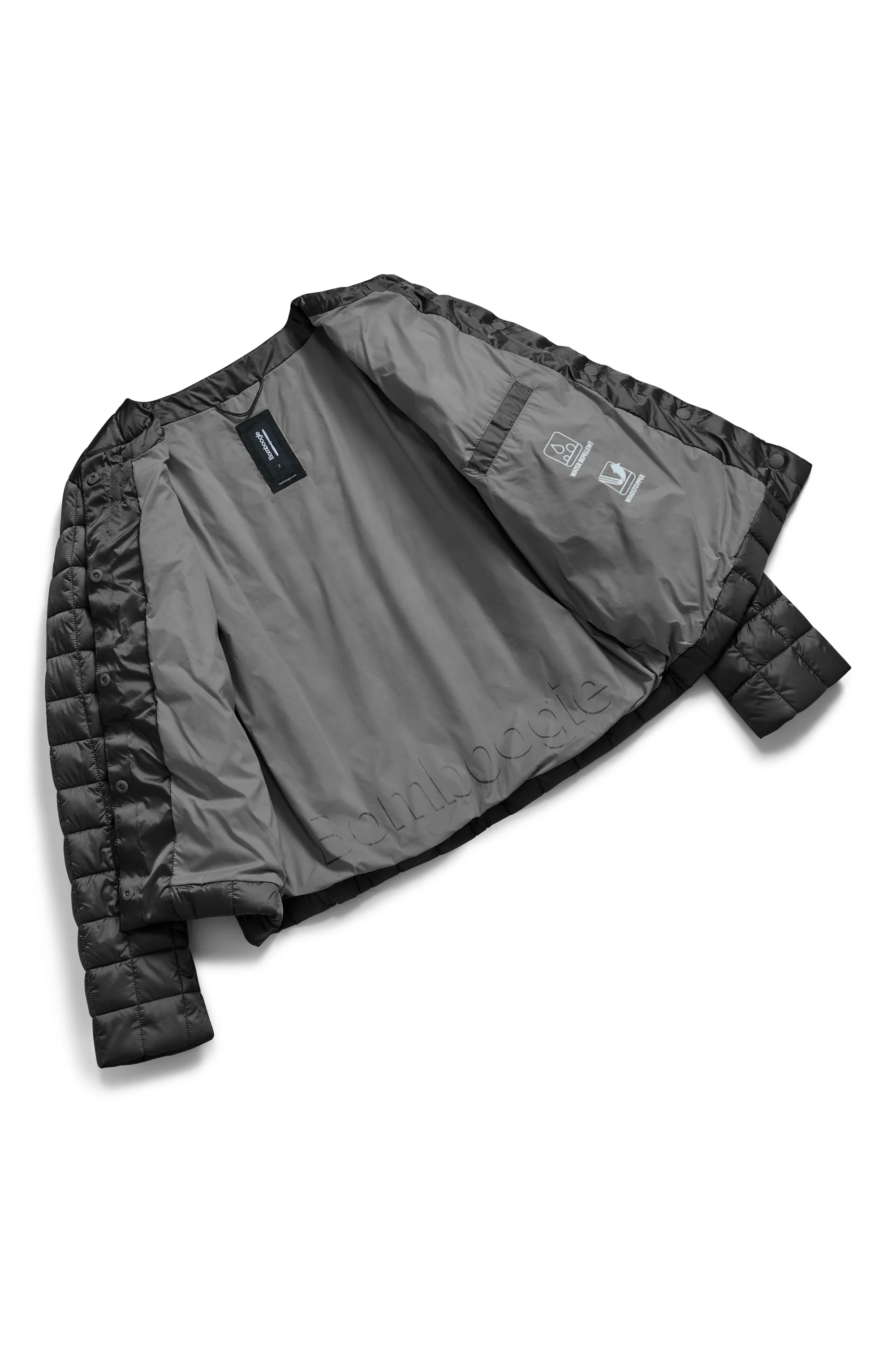 Piumino in nylon bright con collo arrotondato - Image 4