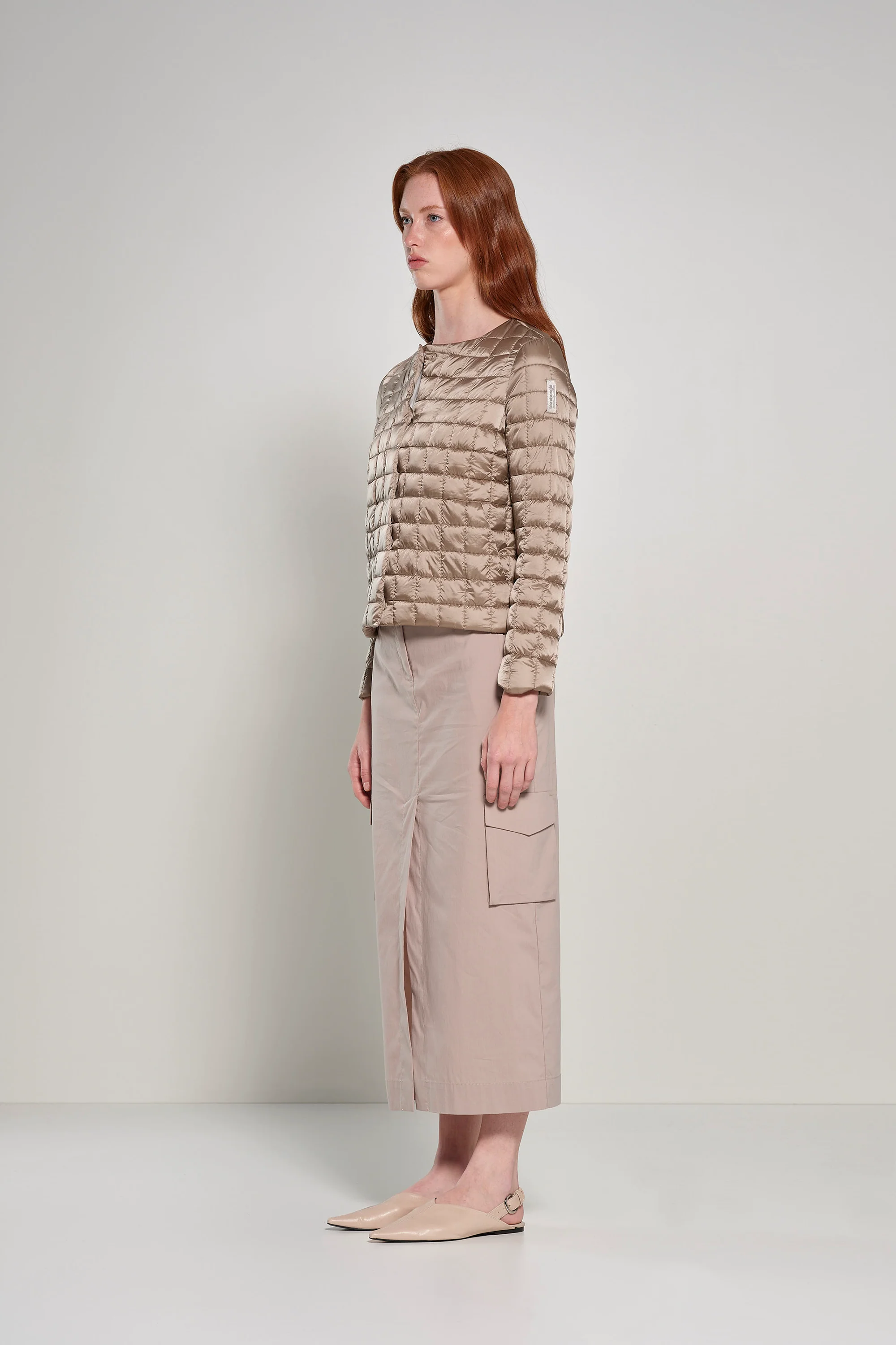 Piumino in nylon bright con collo arrotondato - Image 41