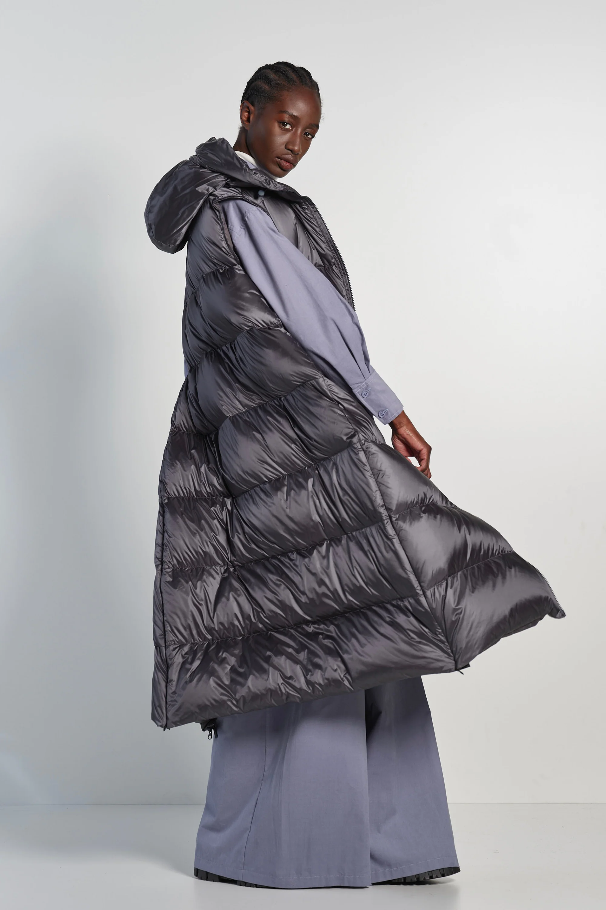 Pola Vest - Piumino Smanicato in Nylon Bright - Image 27