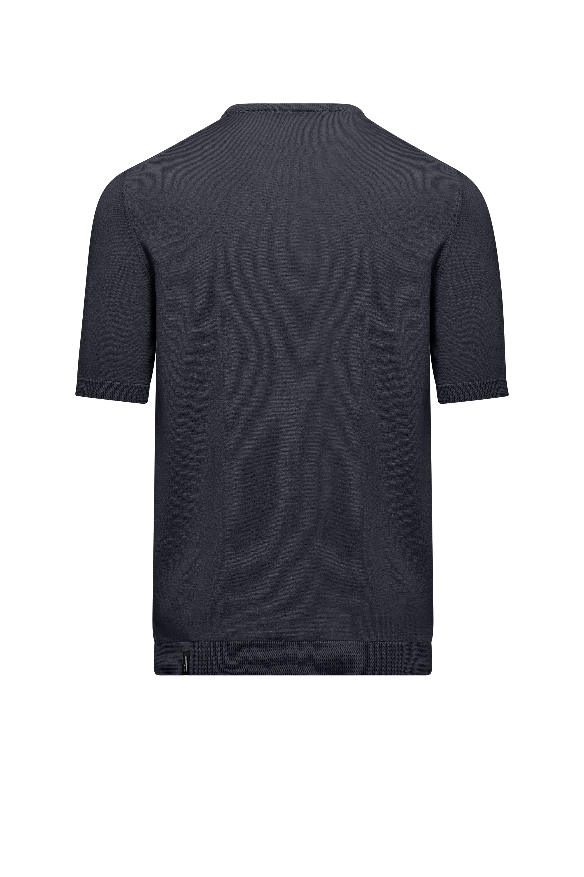 Pullover Girocollo a Manica Corta in Maglia Rasata Faded - Image 7