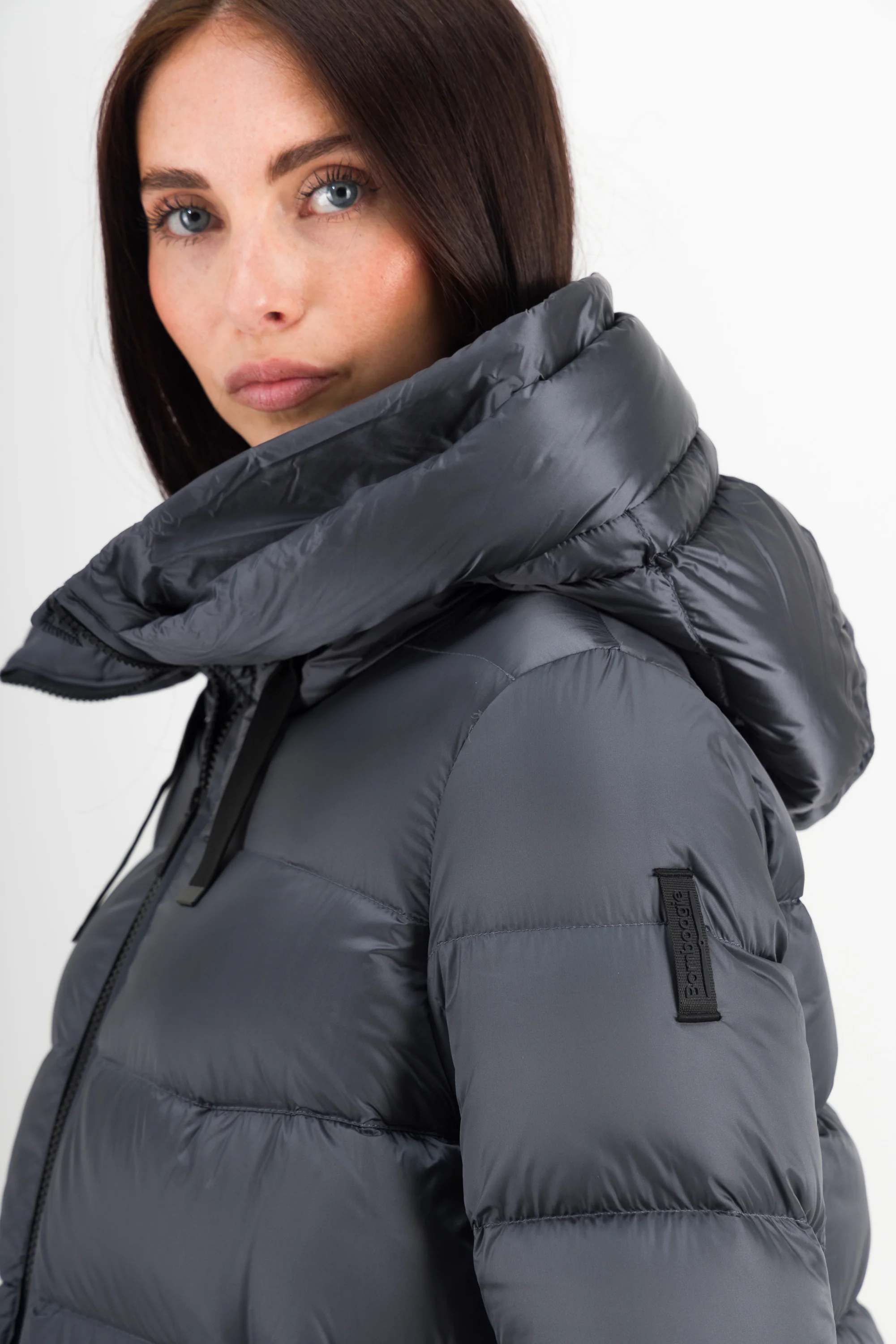Rome Jacket - Piumino in nylon lucido - Image 10
