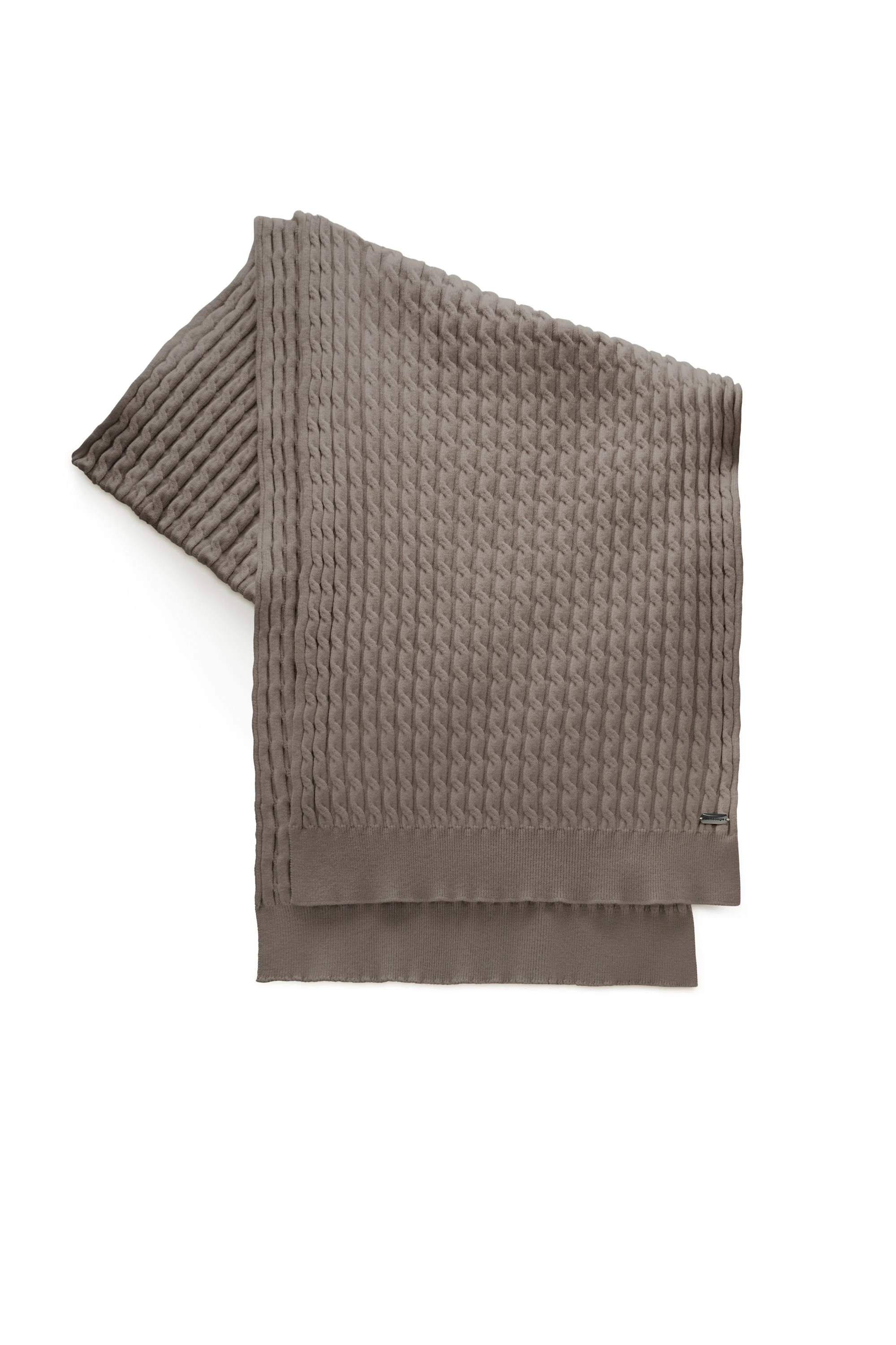 Sciarpa in maglia a trecce - Image 3