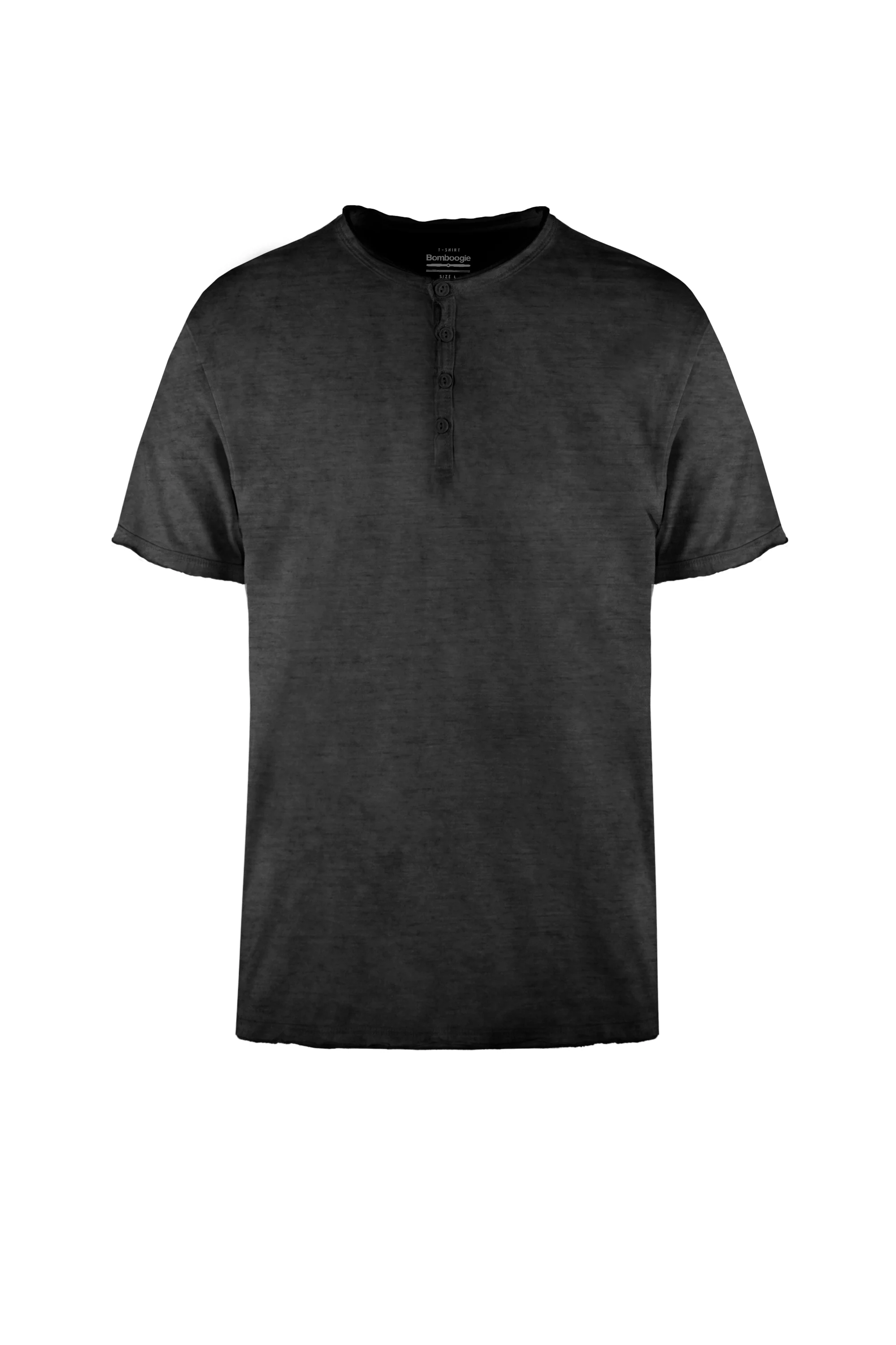 T-Shirt a Manica Corta con Bottoni - Image 2