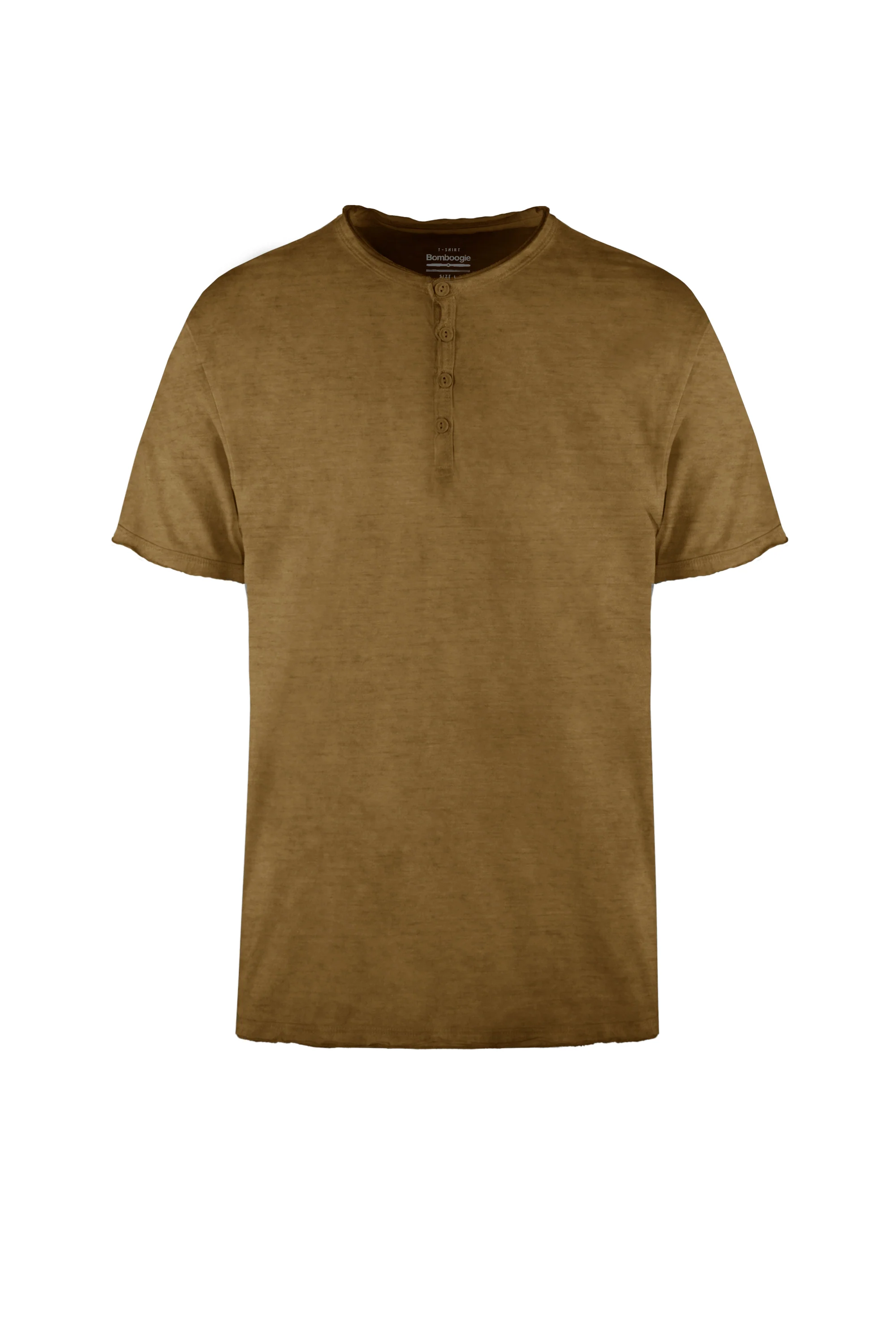 T-Shirt a Manica Corta con Bottoni - Image 3