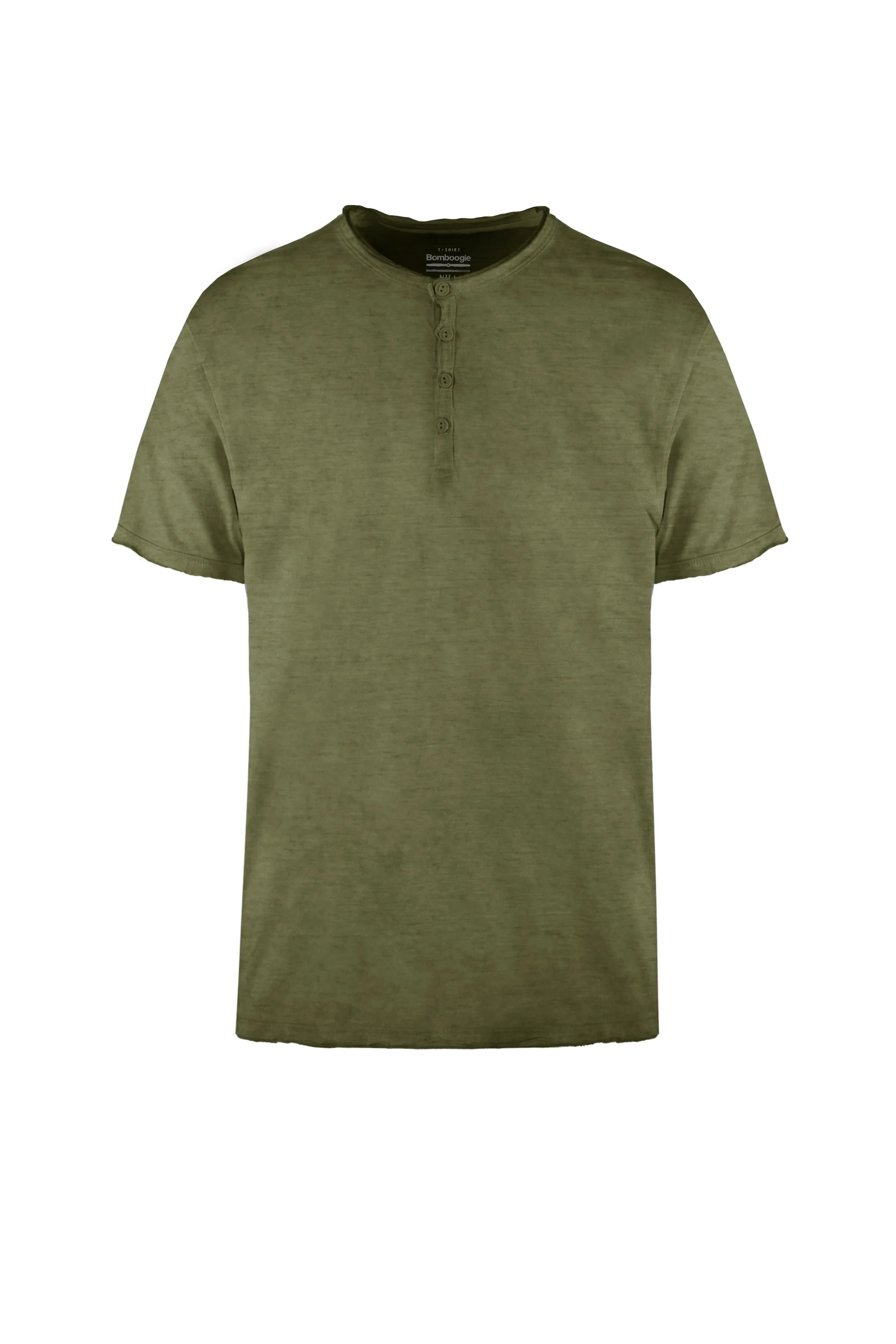 T-Shirt a Manica Corta con Bottoni - Image 5