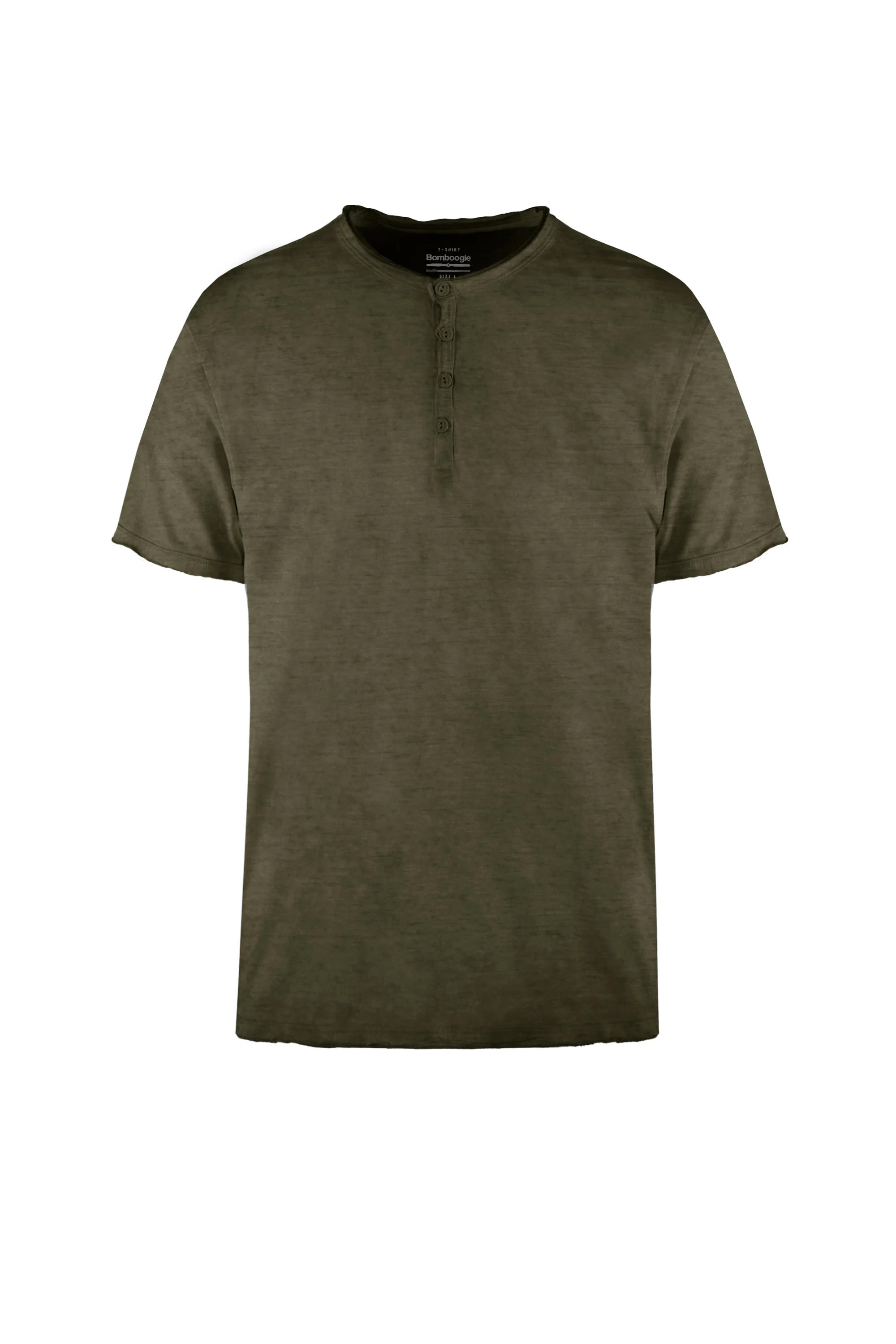 T-Shirt a Manica Corta con Bottoni - Image 6