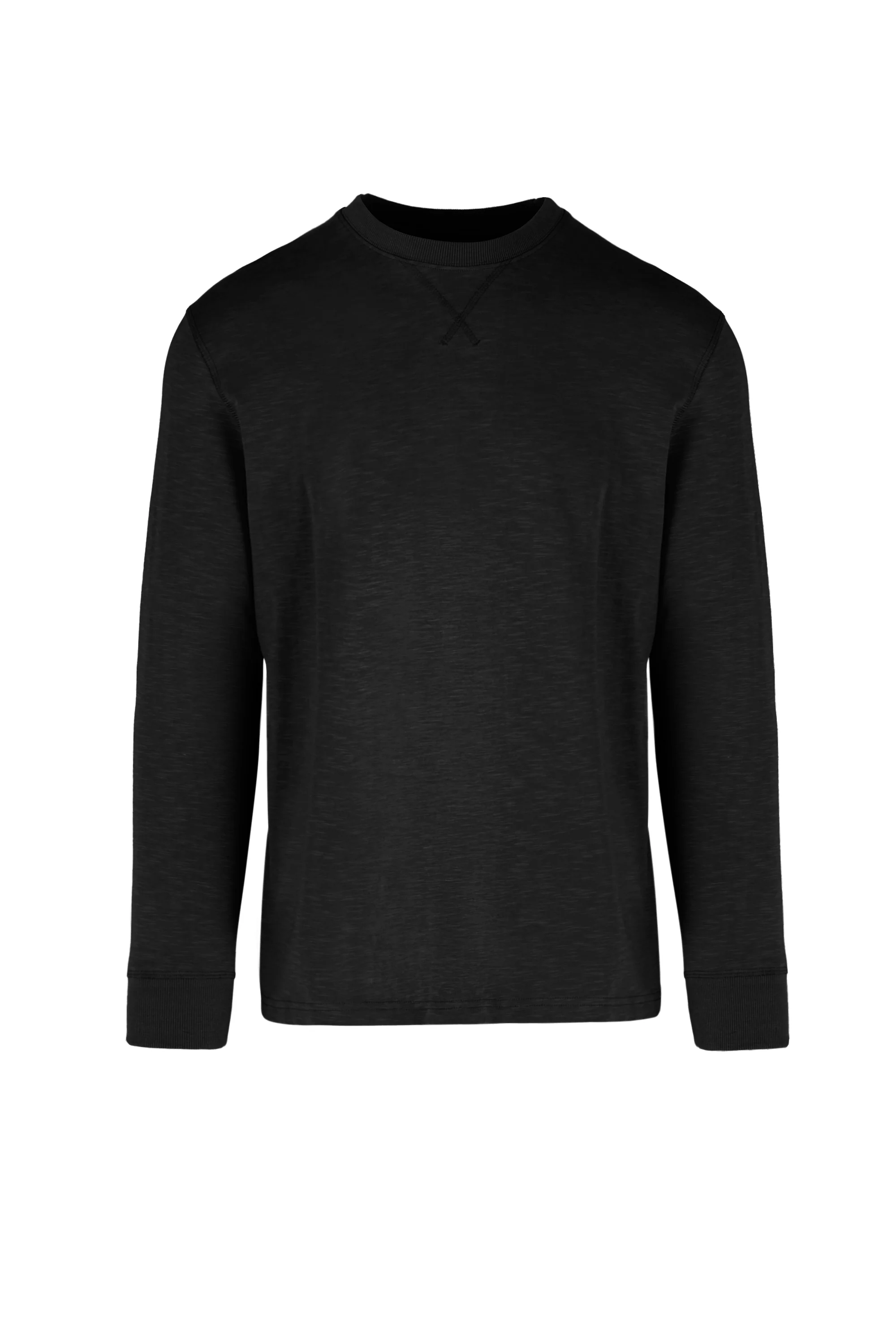 T-shirt a manica lunga in jersey fiammato - Image 5