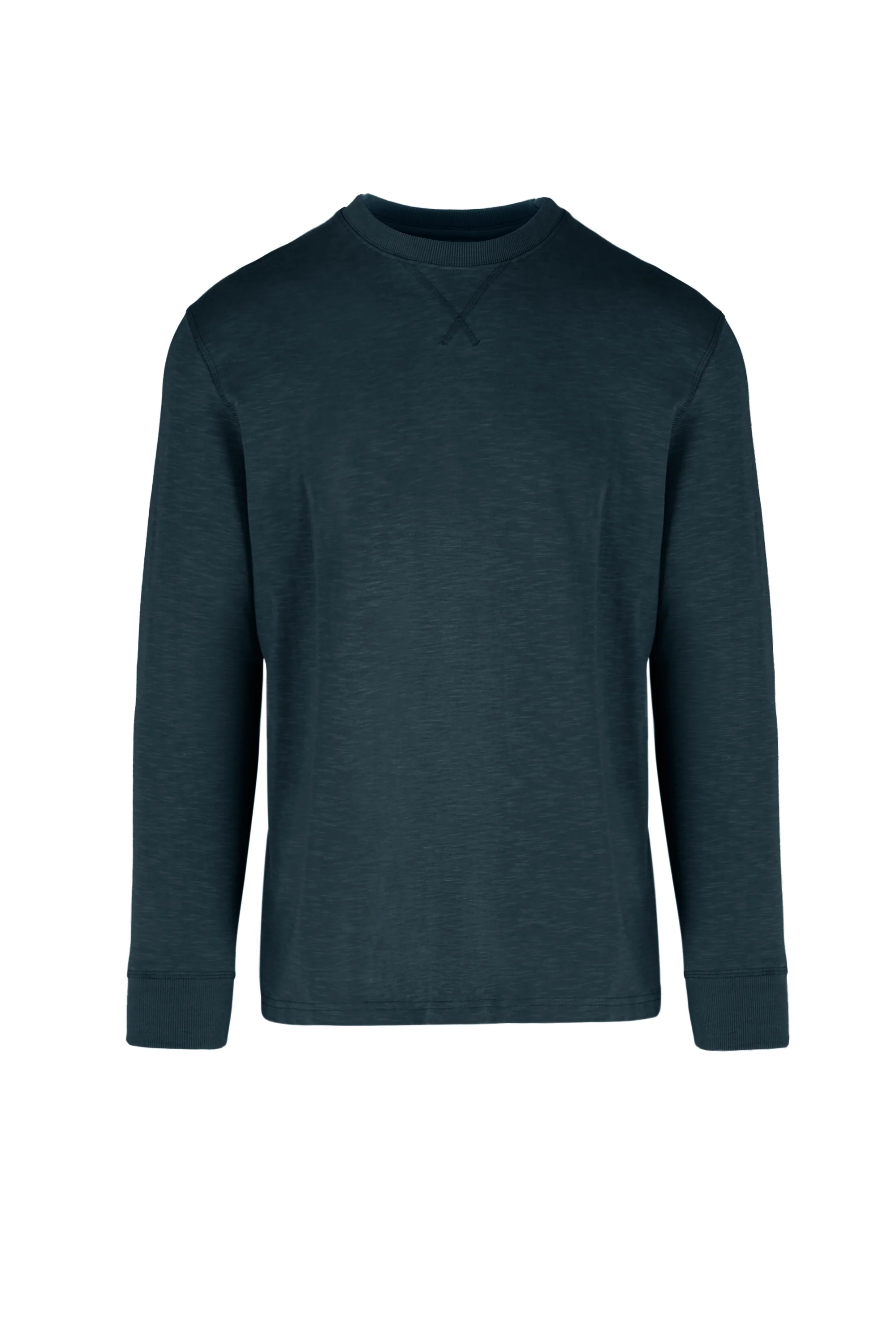 T-shirt a manica lunga in jersey fiammato - Image 7