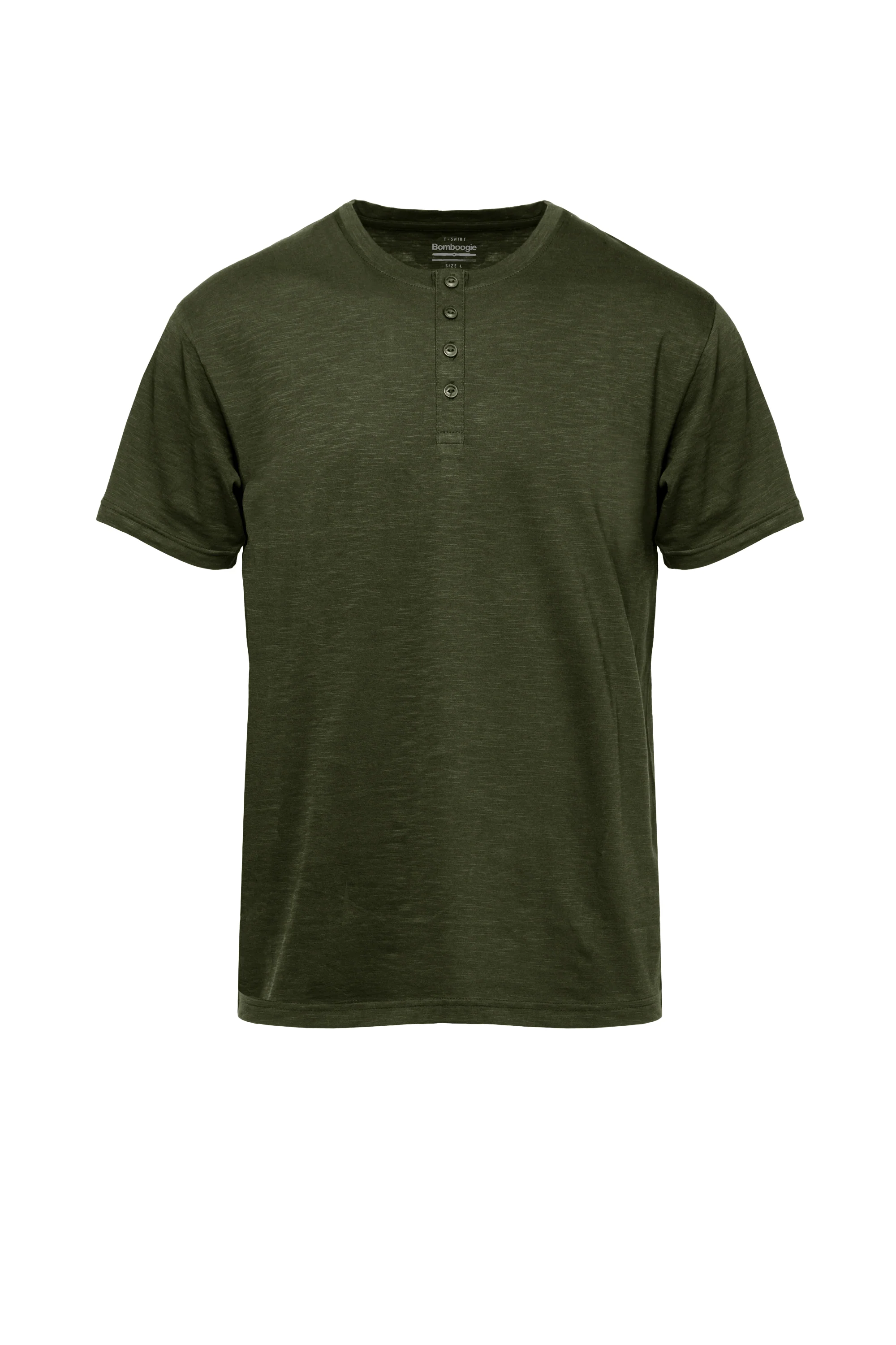 T-shirt con Bottoni in Jersey Fiammato - Image 10