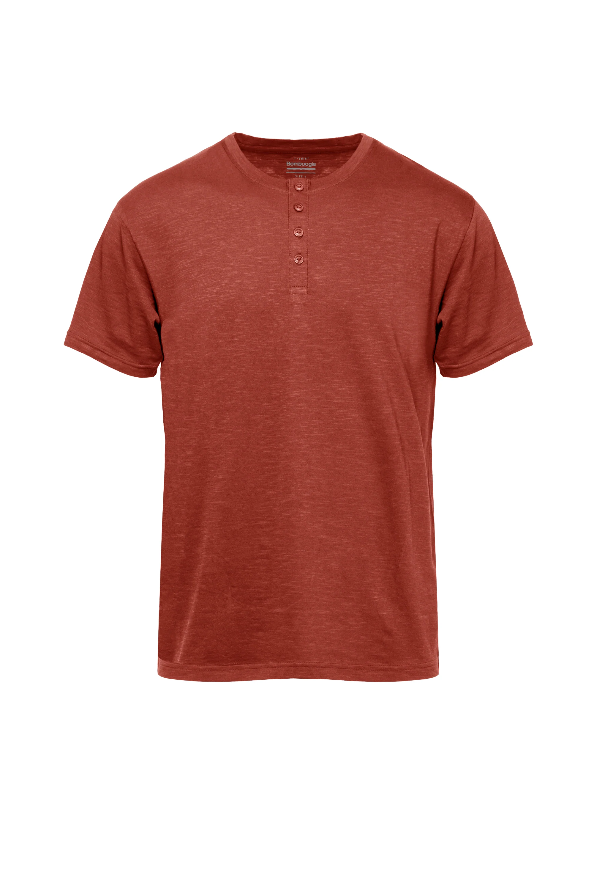 T-shirt con Bottoni in Jersey Fiammato - Image 11