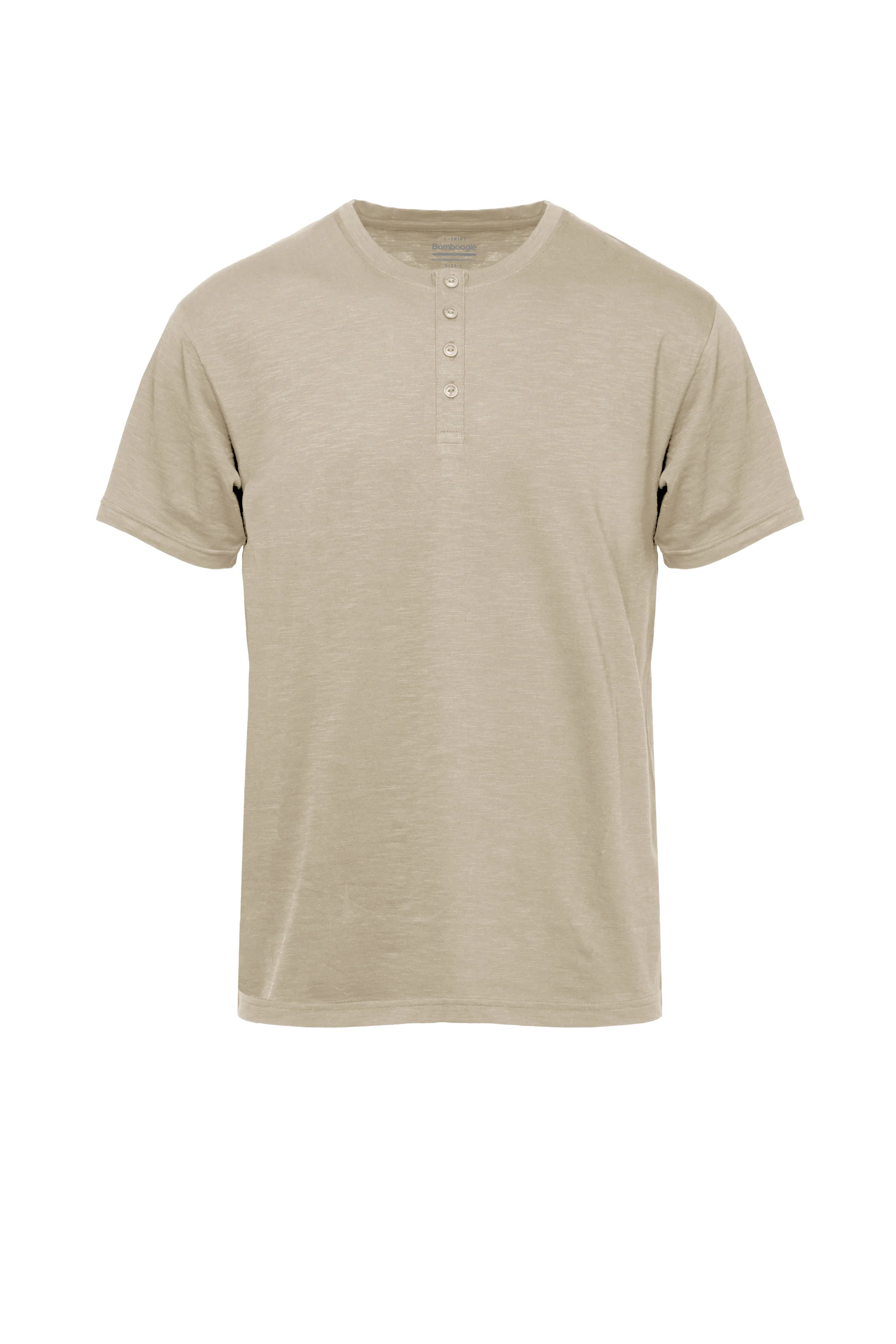 T-shirt con Bottoni in Jersey Fiammato - Image 8