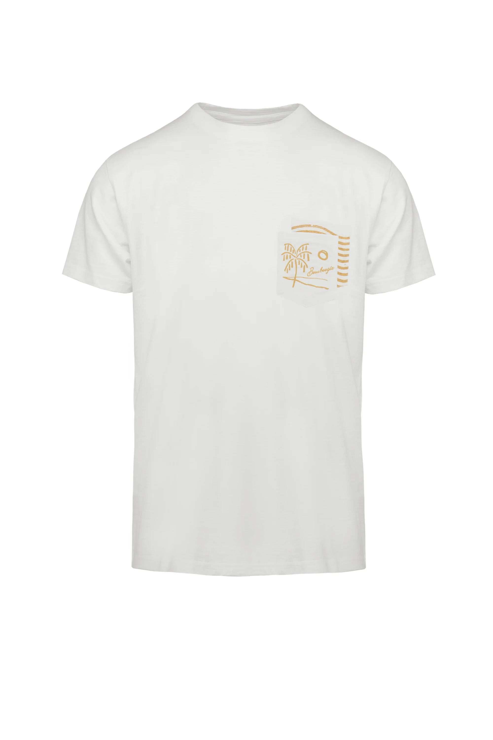 T-shirt con doppio taschino lato cuore